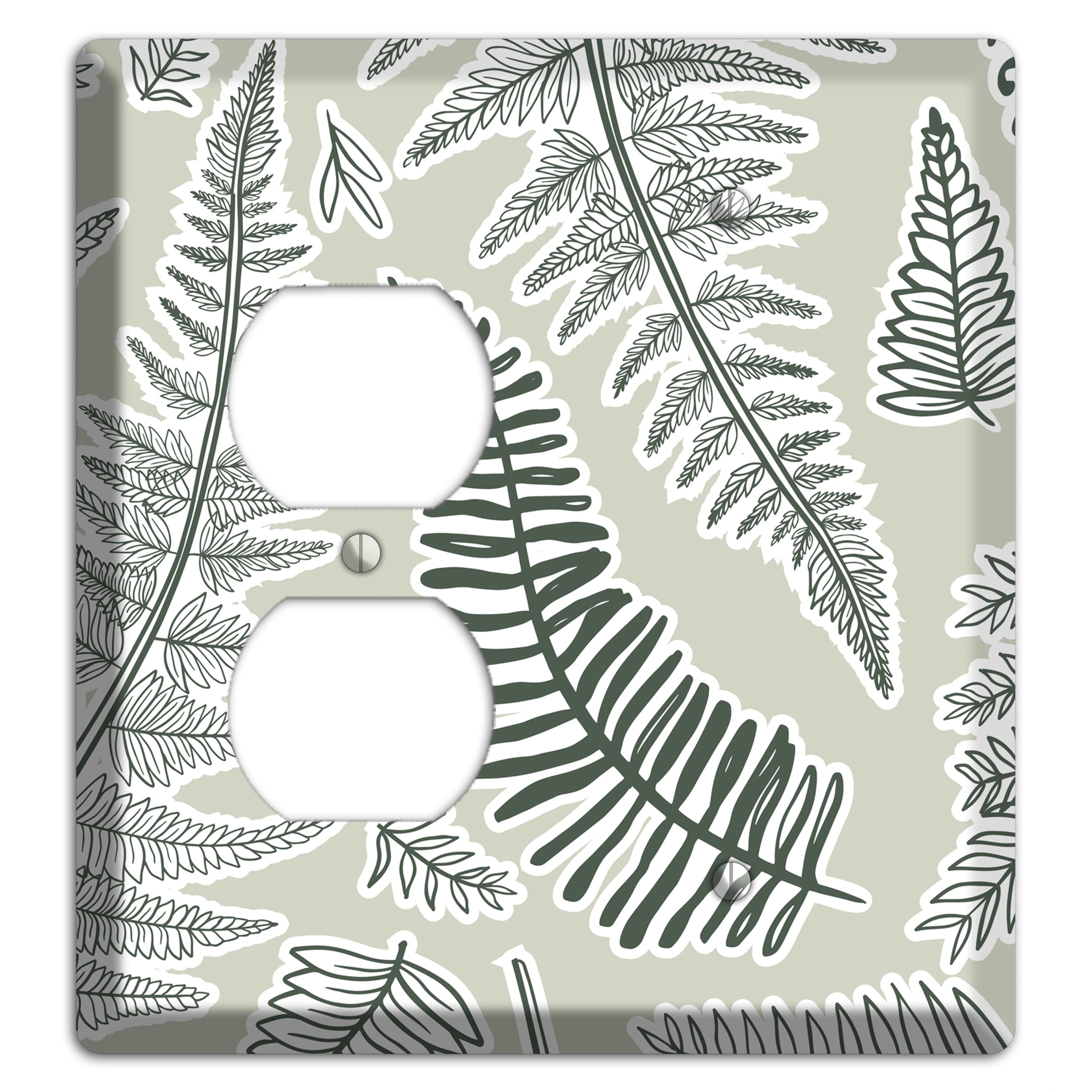 Forest Floor Scatter Duplex / Blank Wallplate