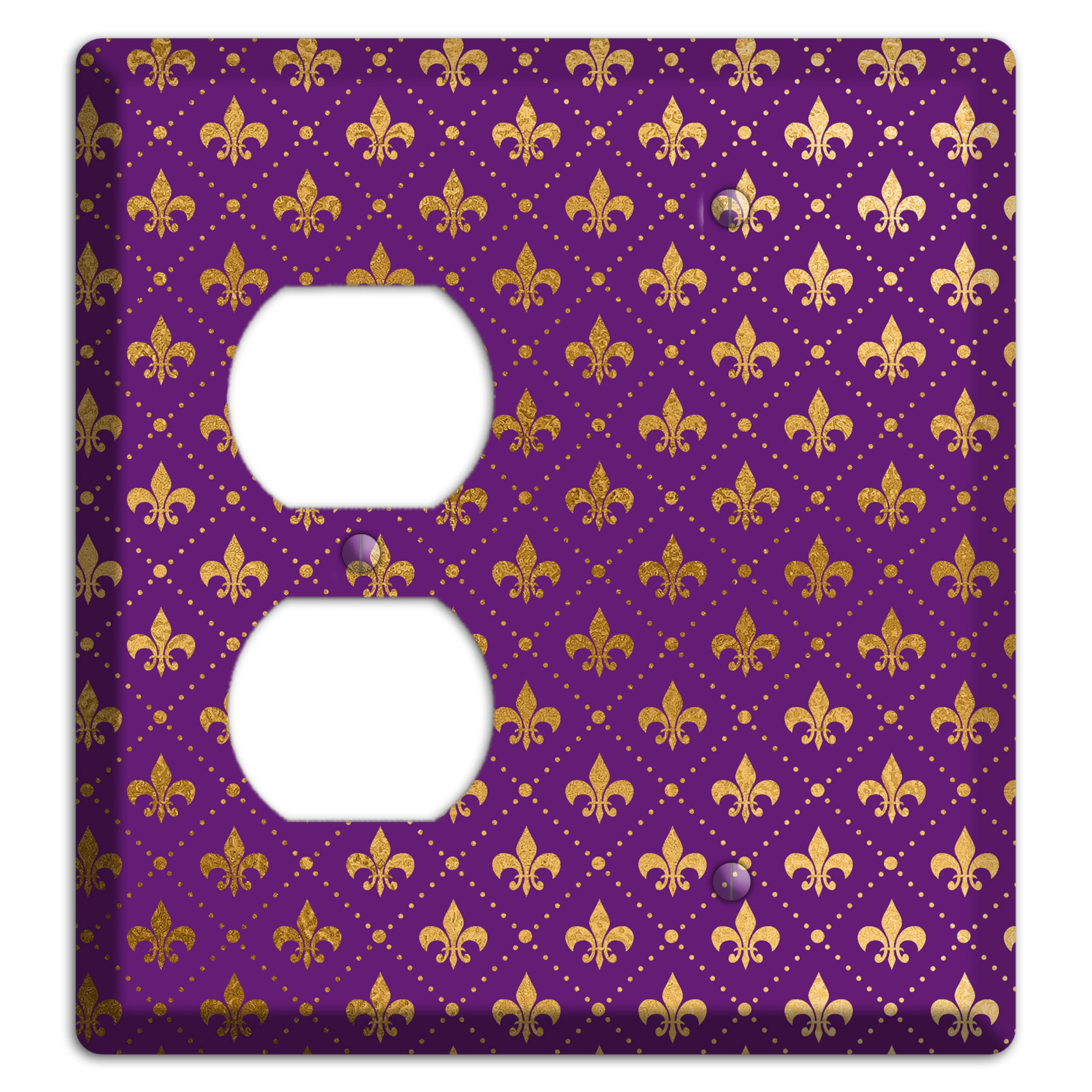 Velvet Crown Duplex / Blank Wallplate