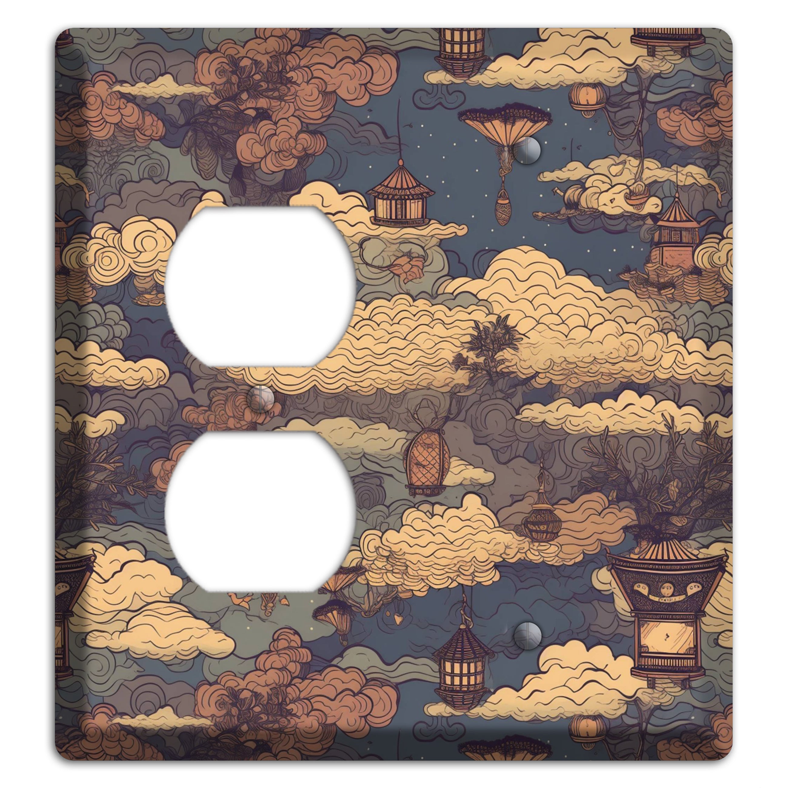 Lantern Sky Realm Duplex / Blank Wallplate