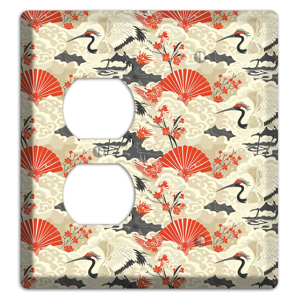 Vermillion Mist Reverie Duplex / Blank Wallplate
