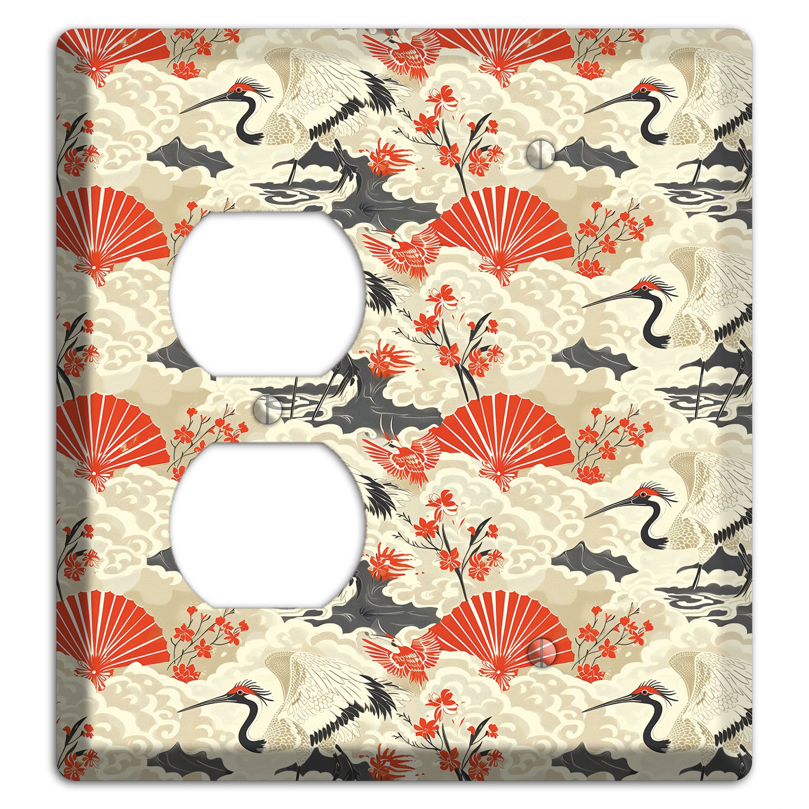 Vermillion Mist Reverie Duplex / Blank Wallplate