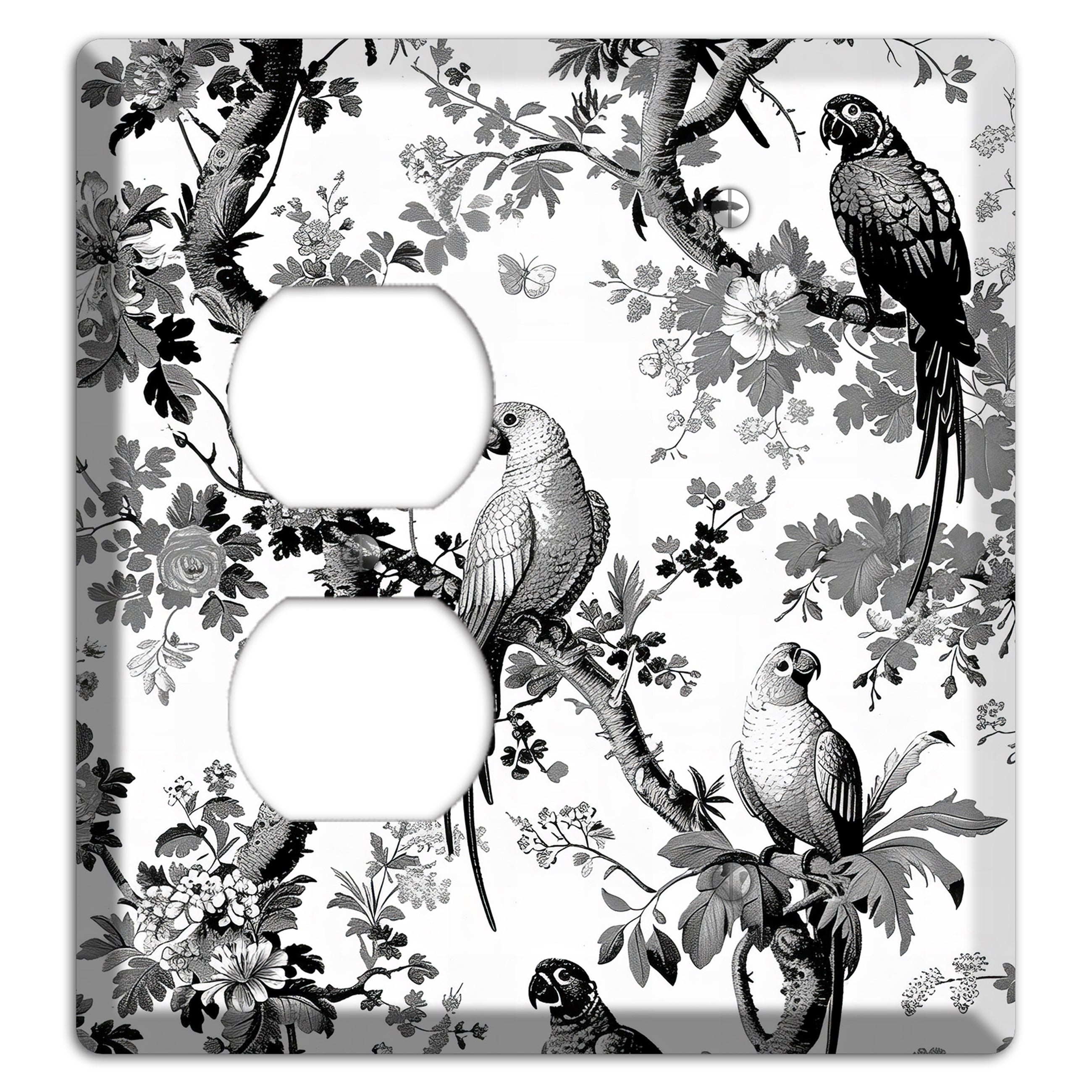 Parlor of Parrots Duplex / Blank Wallplate