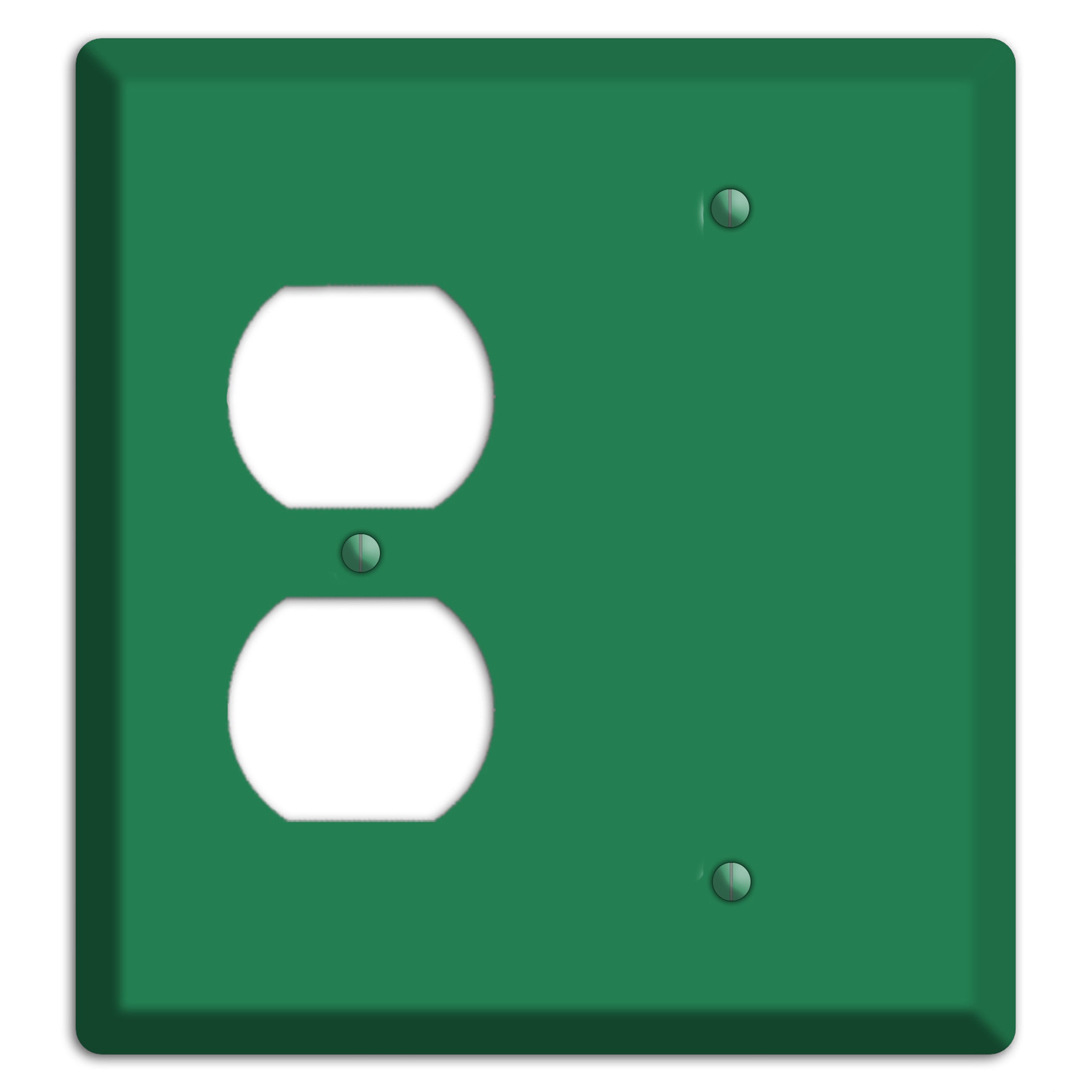 Baxter Simply Green Duplex / Blank Wallplate