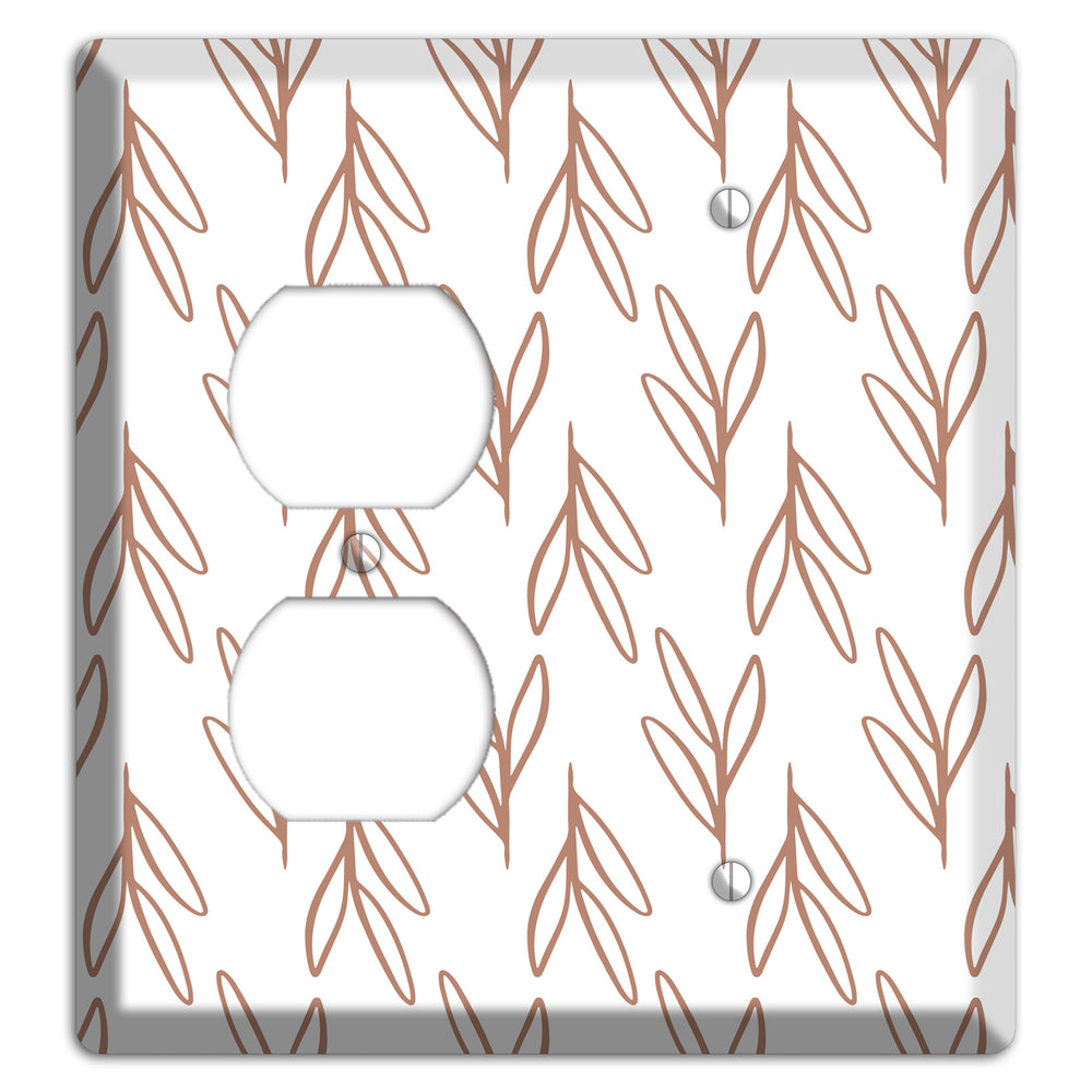 Whisper & Stem Duplex / Blank Wallplate