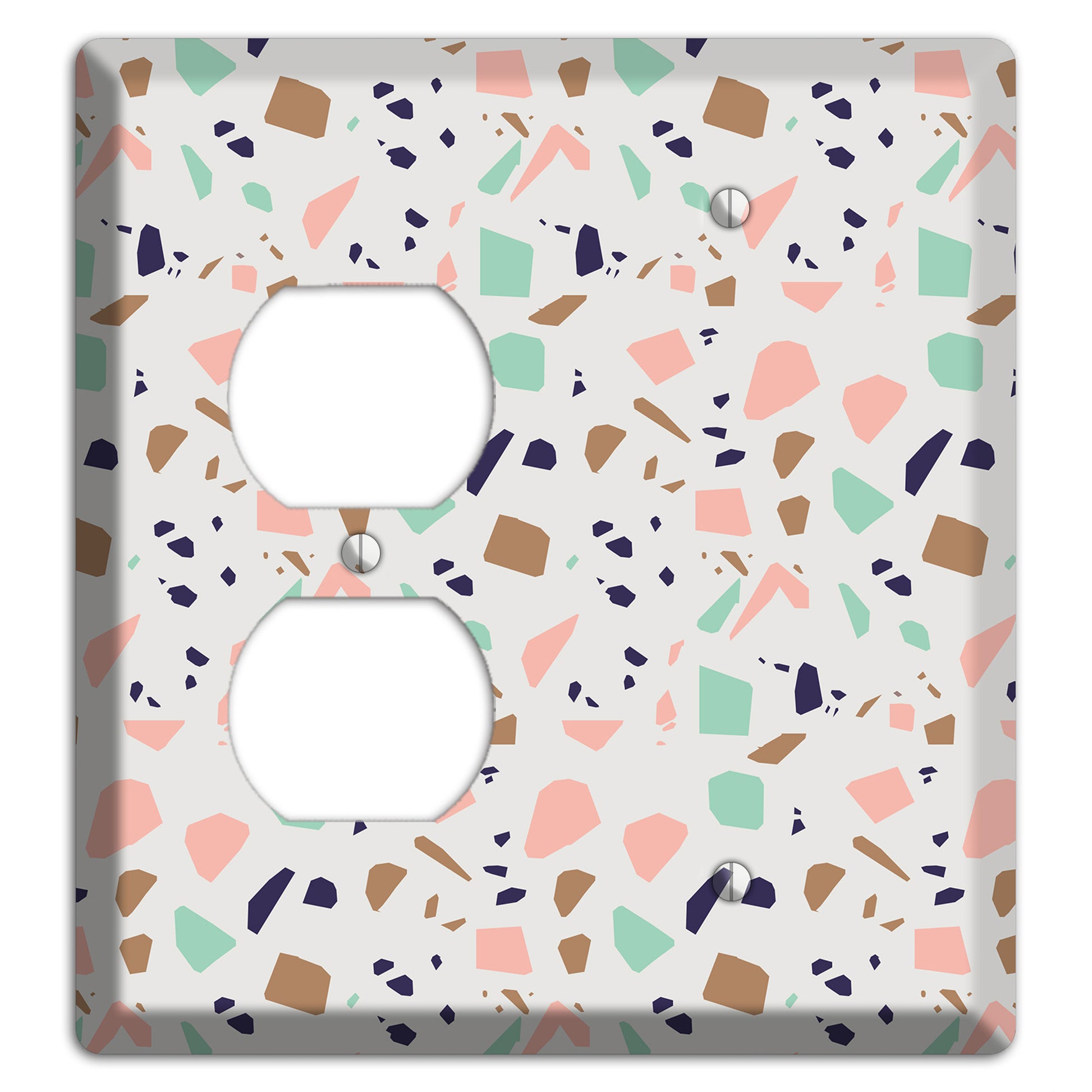 Candyfetti Quartz Duplex / Blank Wallplate