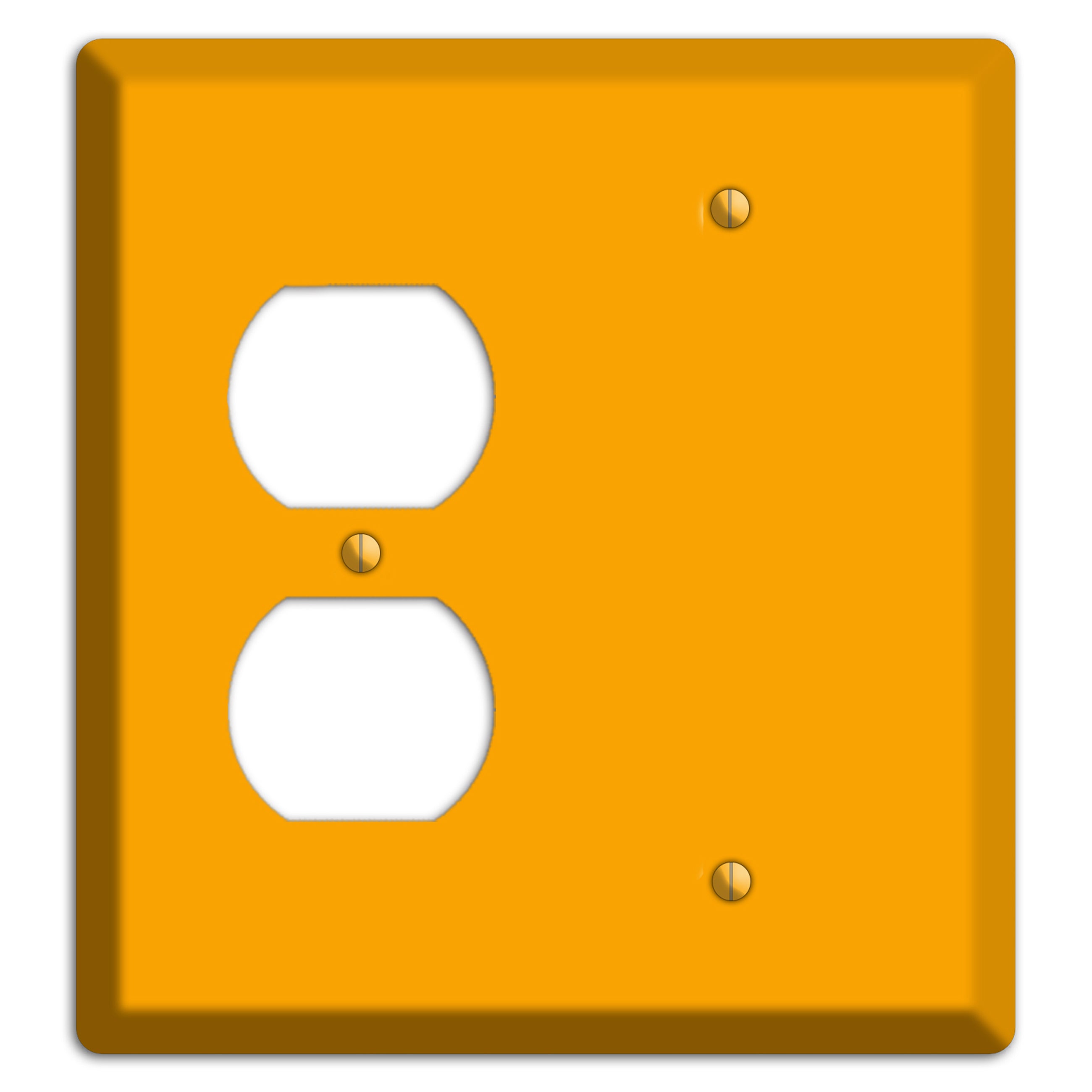 Baxter Mustard Duplex / Blank Wallplate