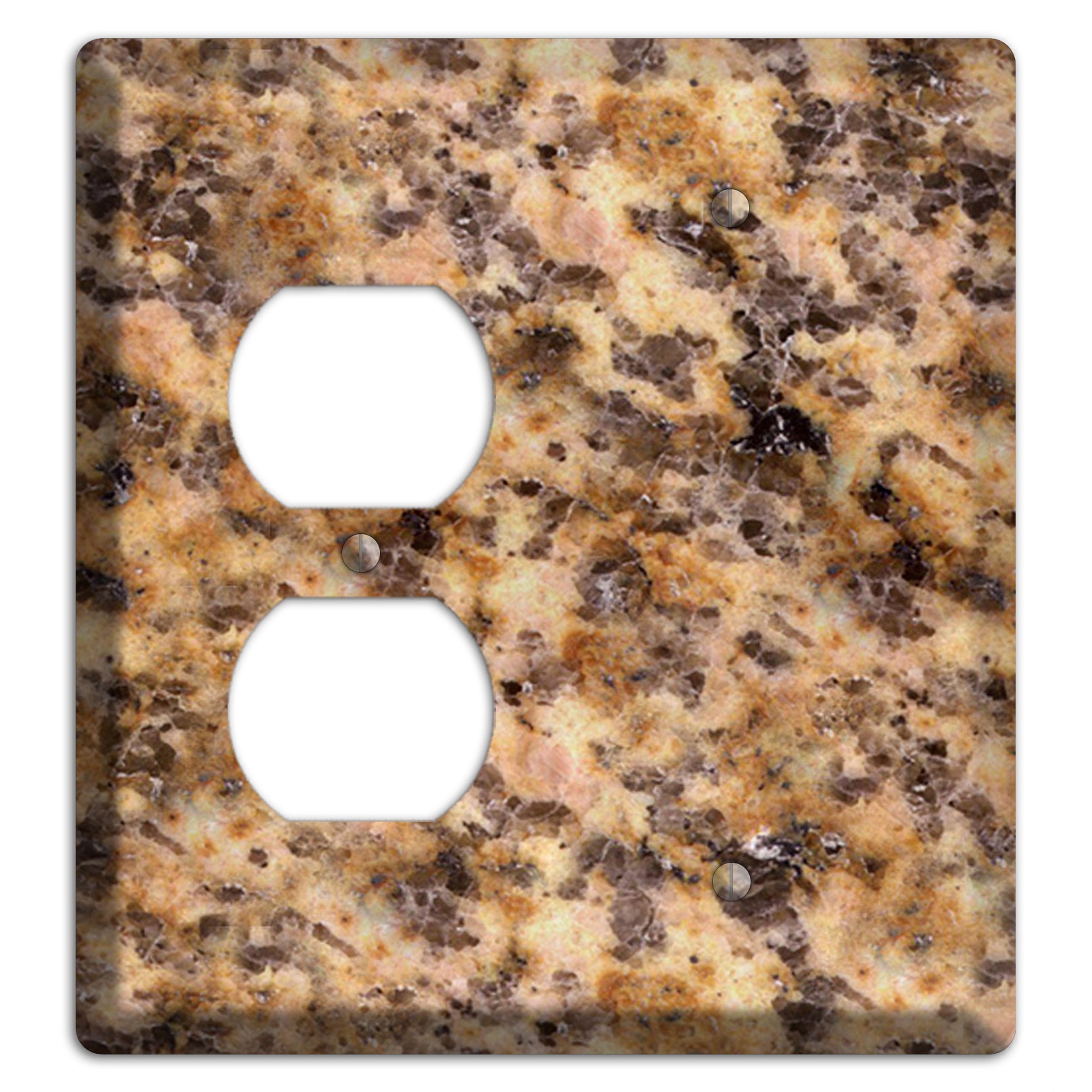 Lapidus Granite Duplex / Blank Wallplate