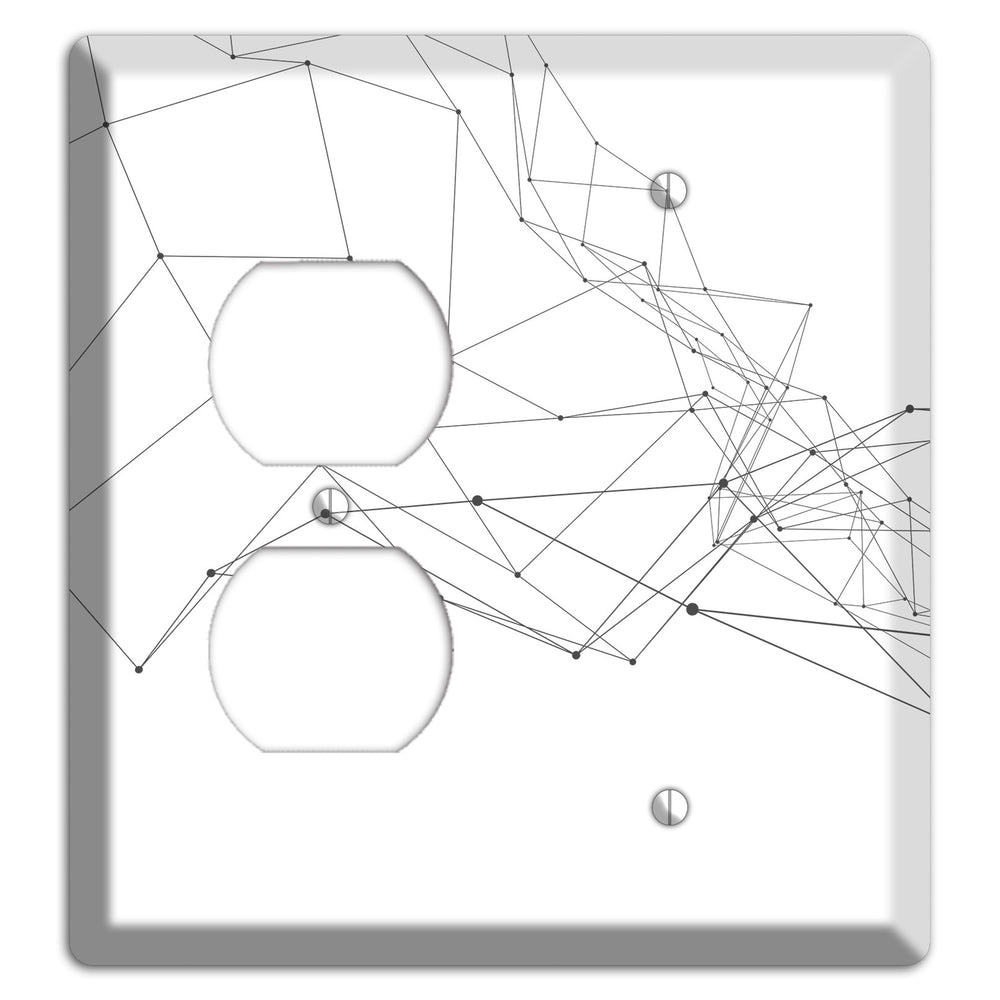 Gossamer Transit Map Duplex / Blank Wallplate