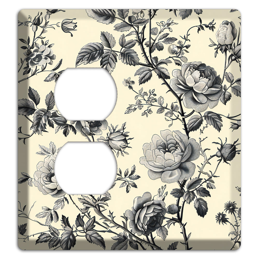 Thorned Reverie Duplex / Blank Wallplate