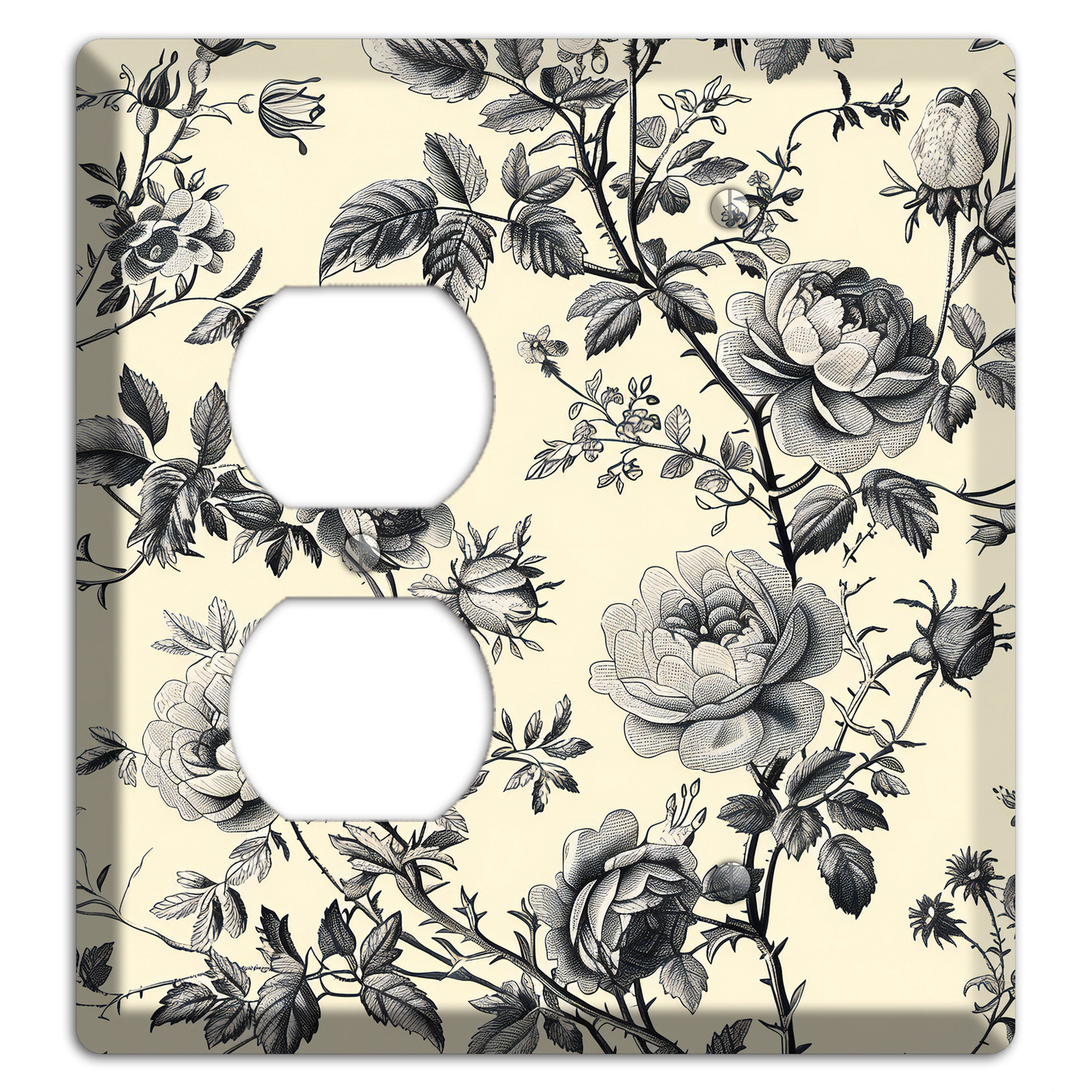 Thorned Reverie Duplex / Blank Wallplate