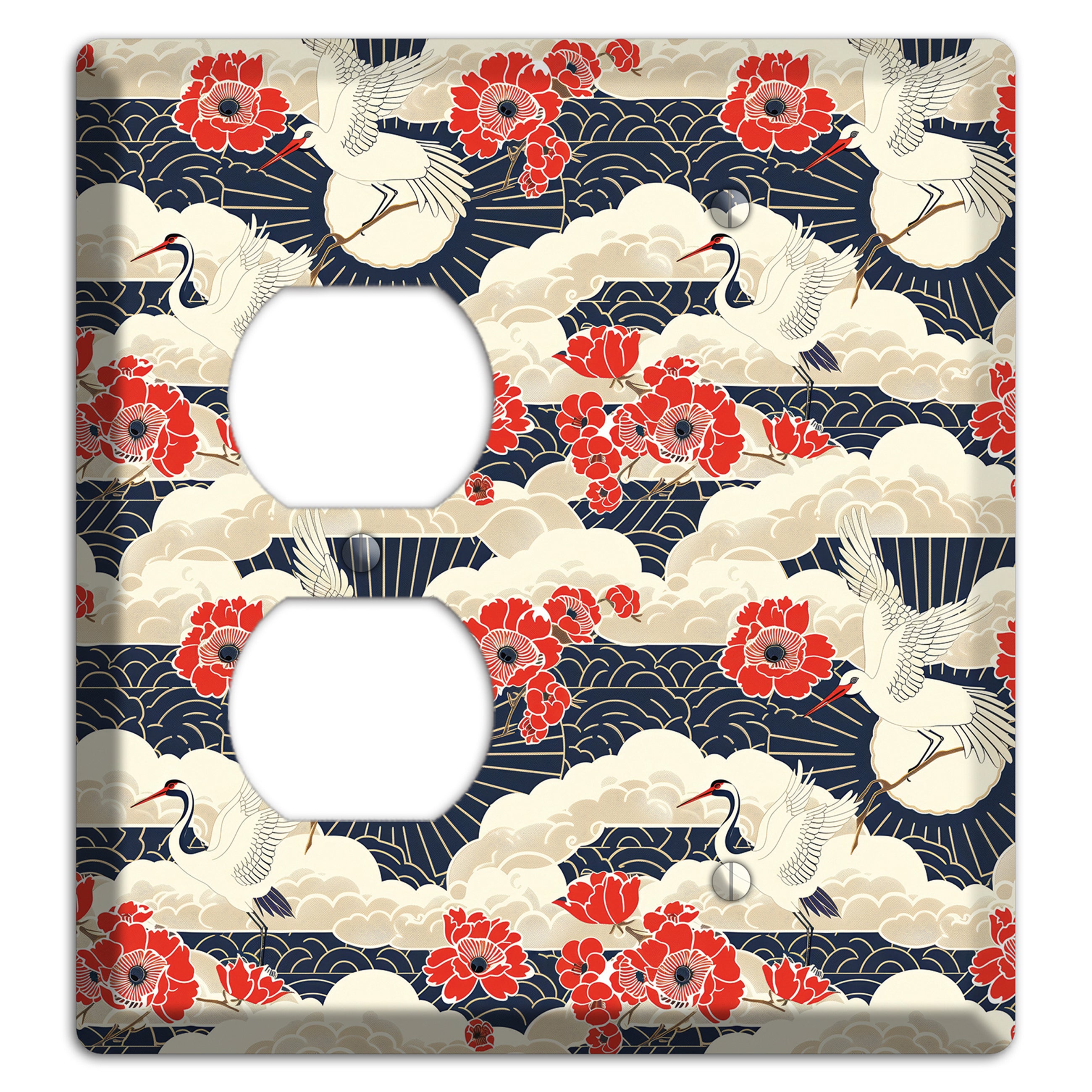 Crimson Peony Ascent Duplex / Blank Wallplate