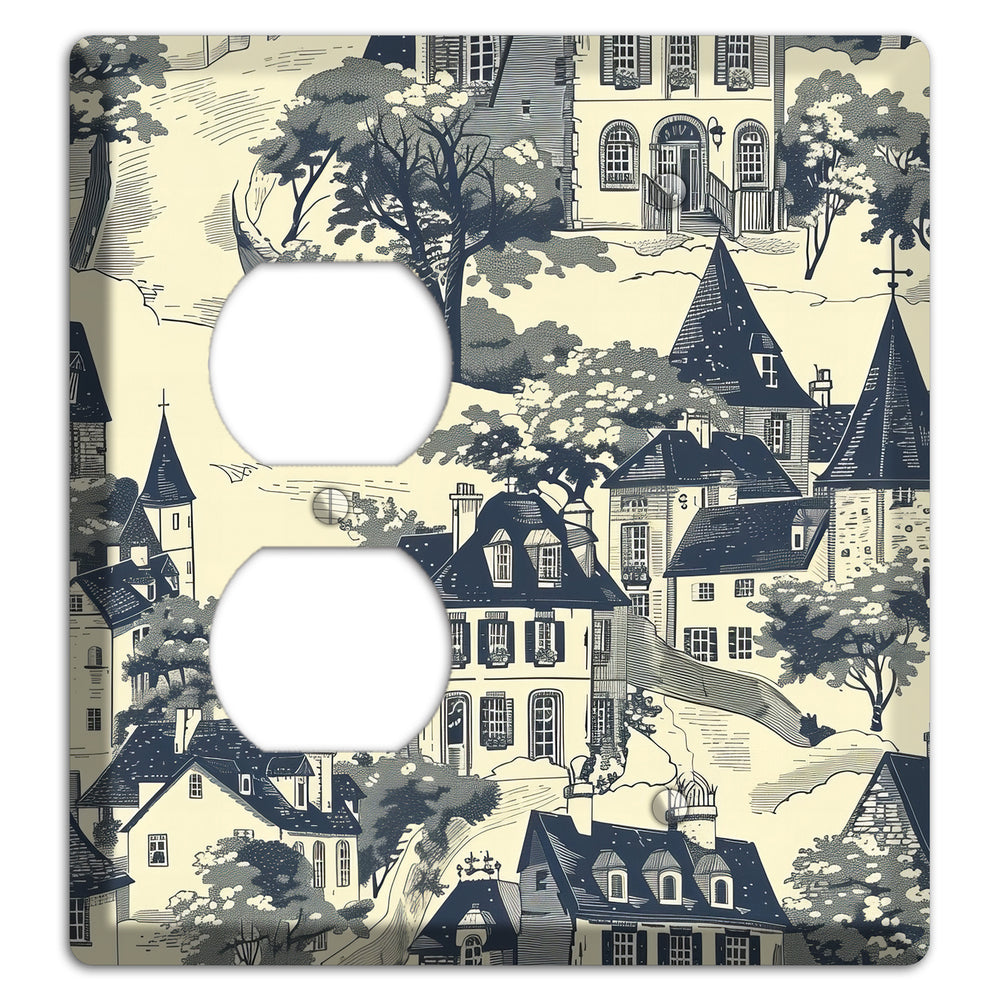 Village on the Hill Duplex / Blank Wallplate