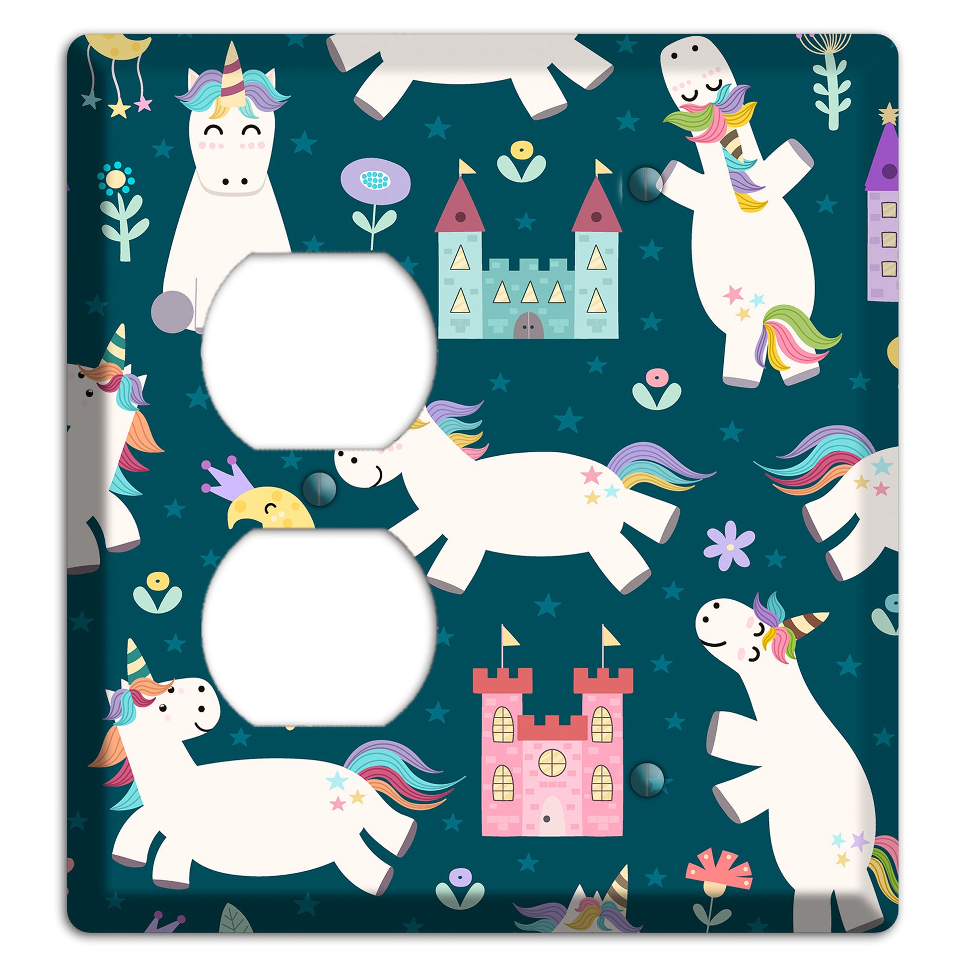 Unicorn Kingdom Duplex / Blank Wallplate