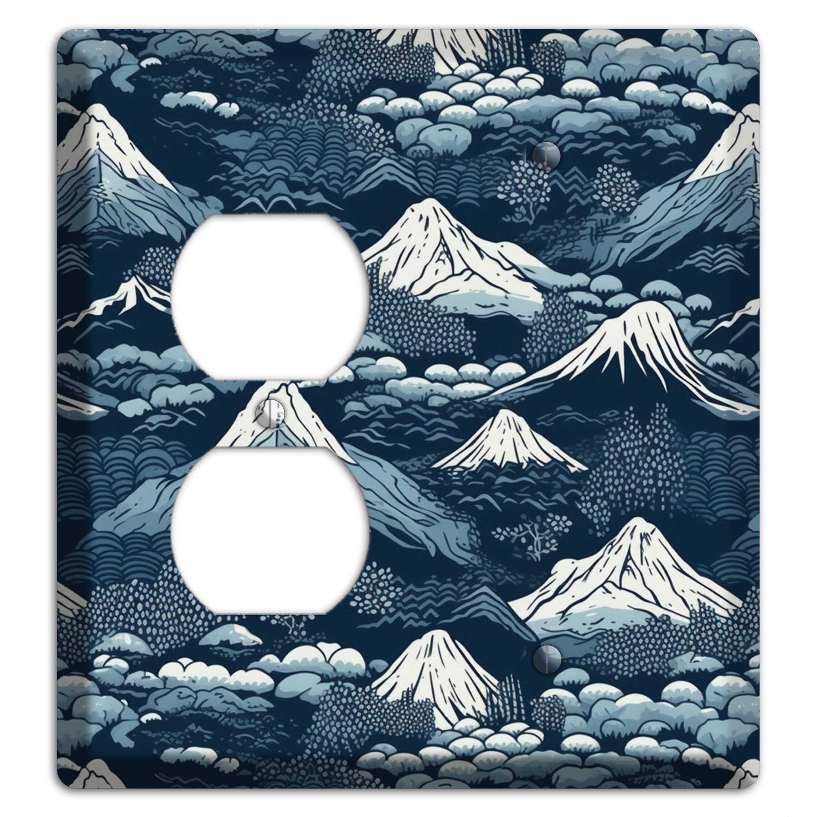 Summit & Fog Duplex / Blank Wallplate