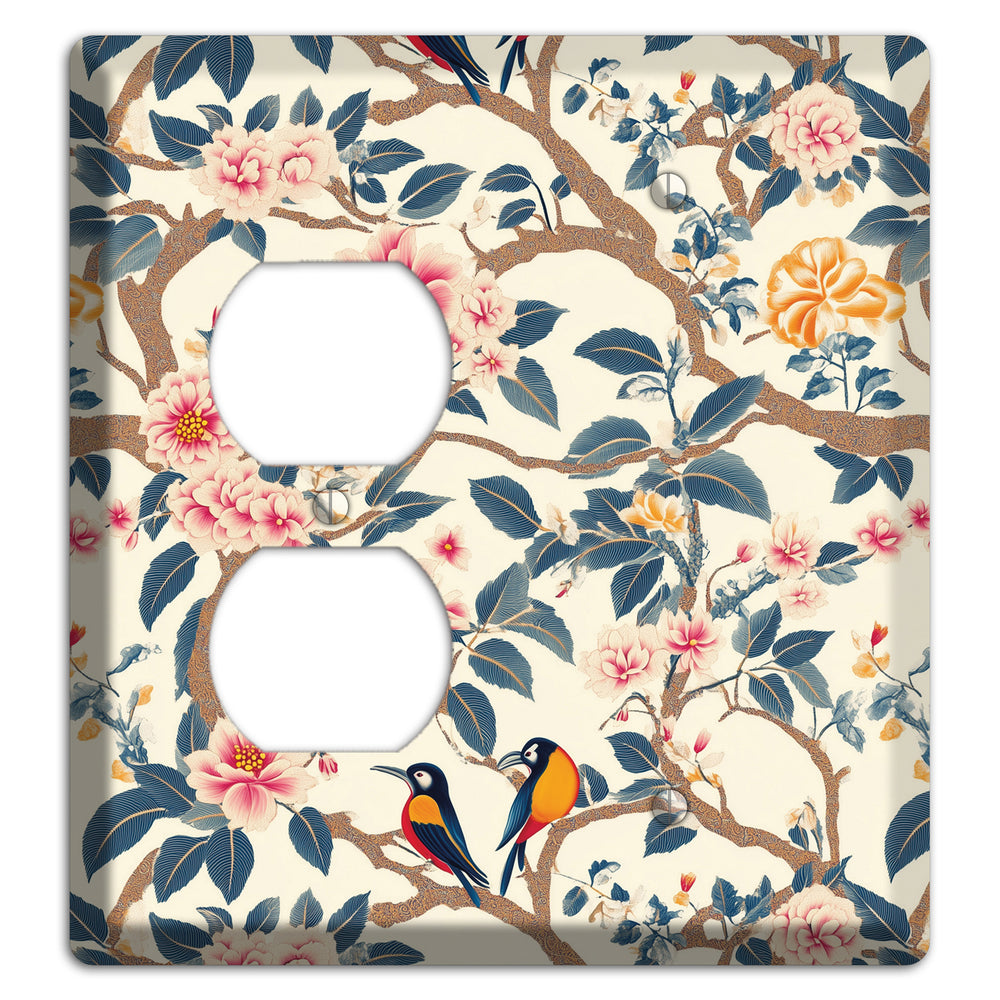 Blossom & Wing Duplex / Blank Wallplate