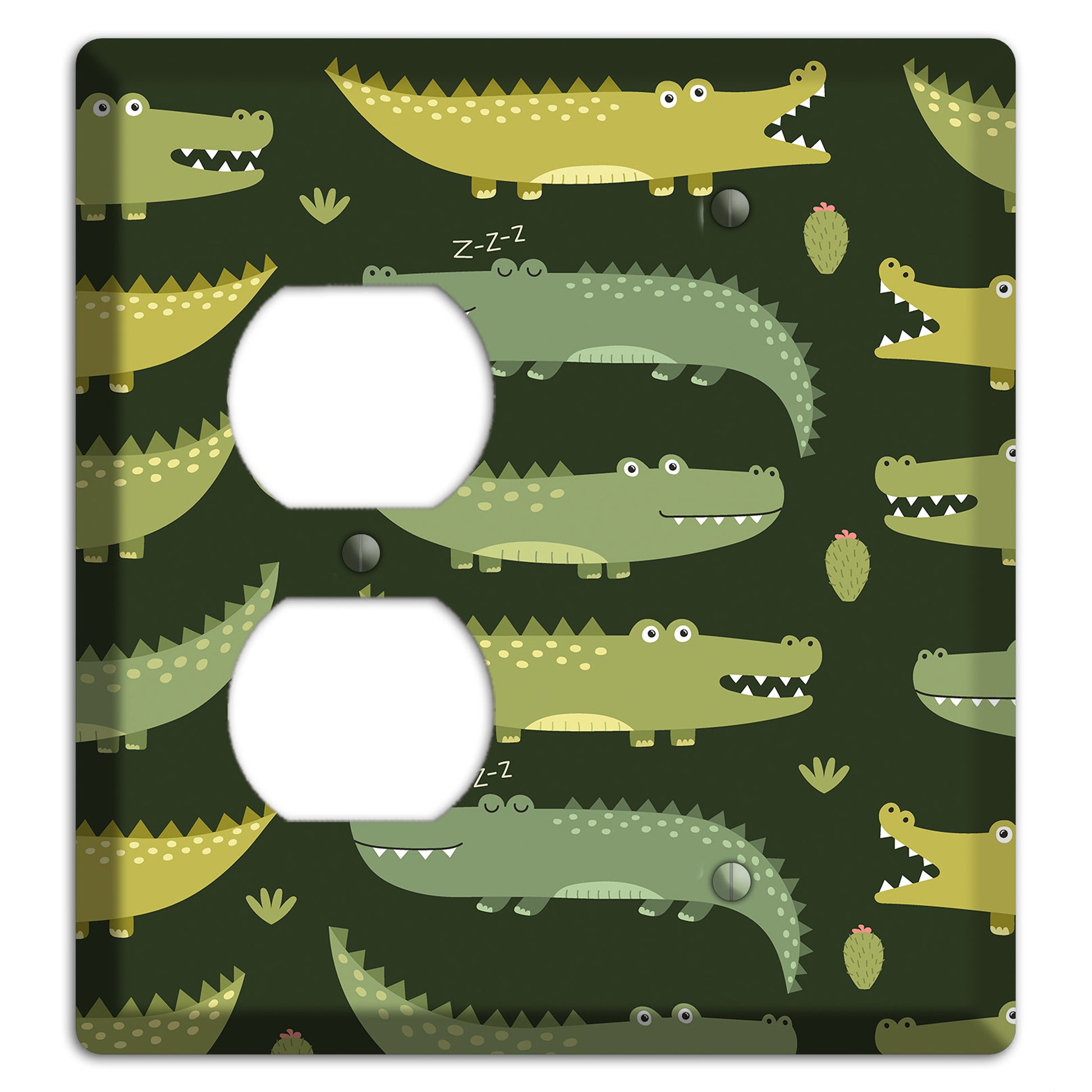 Sleepy Croc Parade Duplex / Blank Wallplate