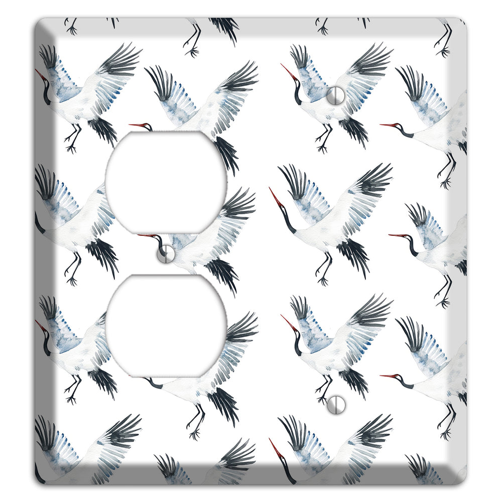 Silver Wing Ascent Duplex / Blank Wallplate