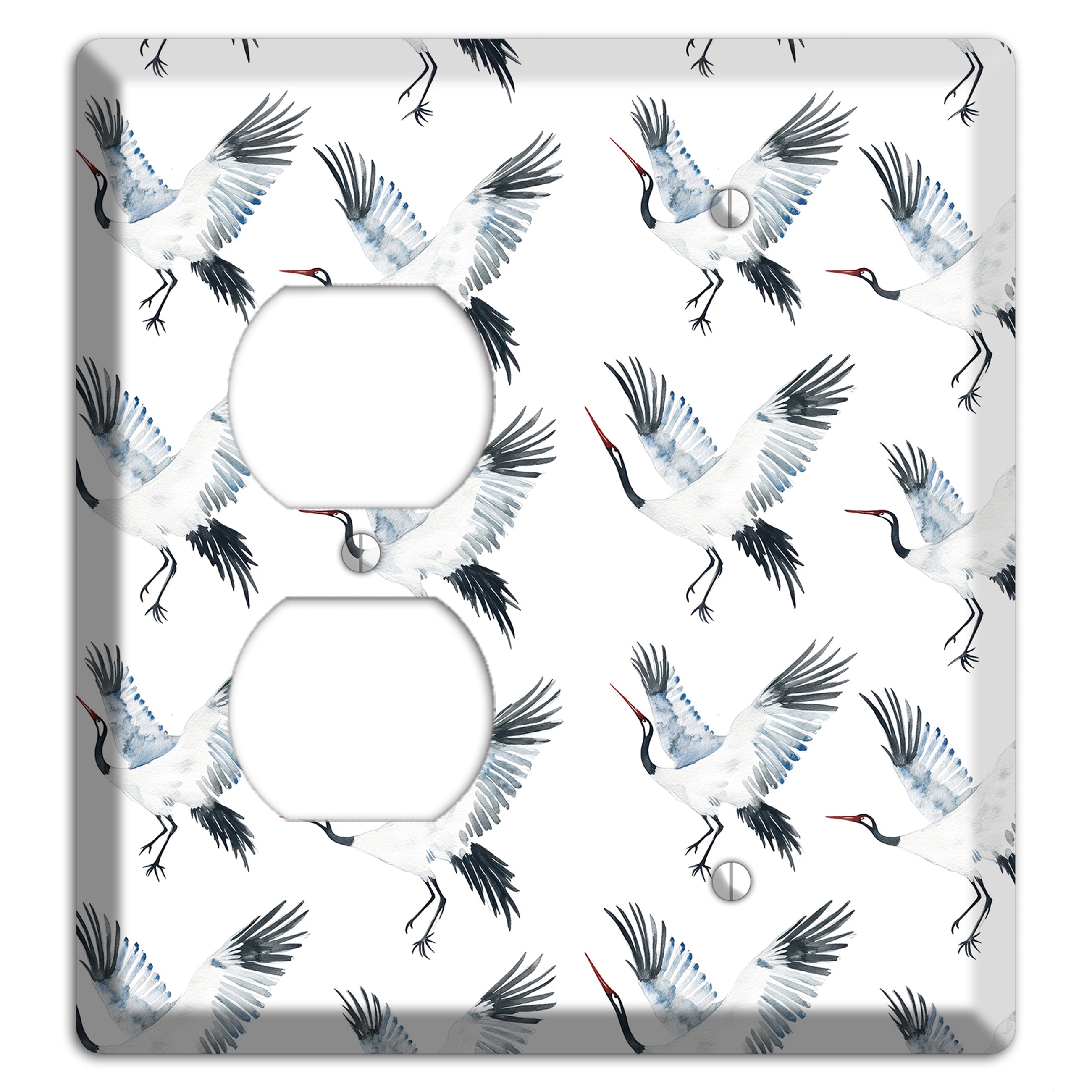 Silver Wing Ascent Duplex / Blank Wallplate
