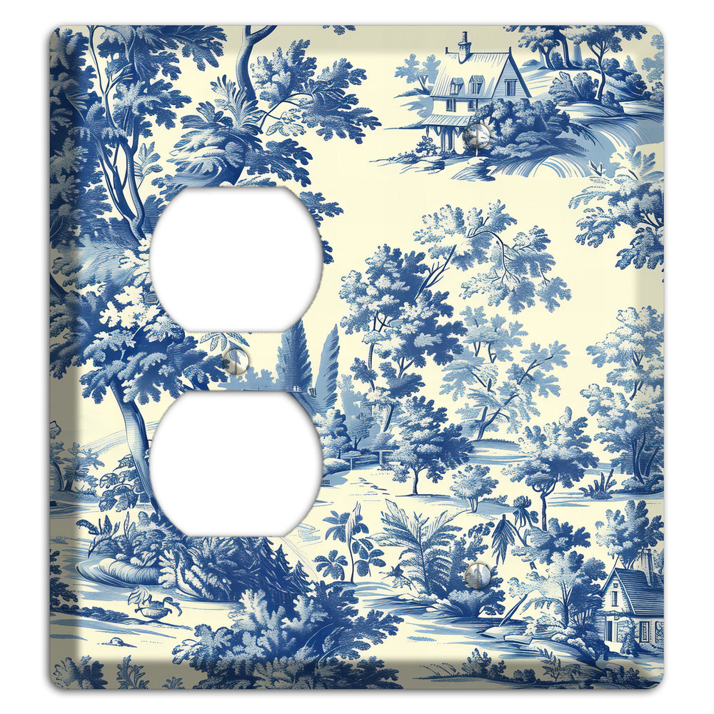Country Estate Toile Duplex / Blank Wallplate