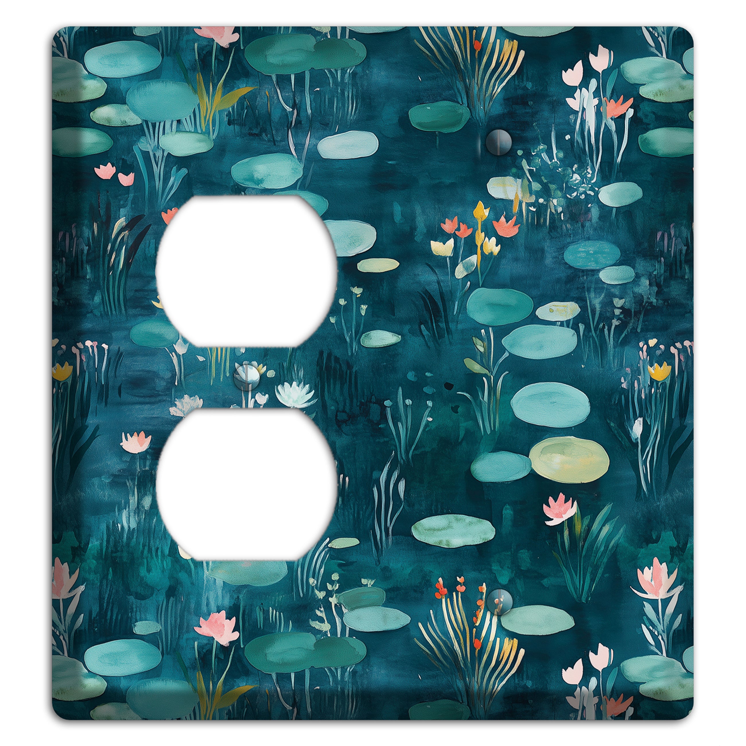 Lily Pond Reverie Duplex / Blank Wallplate