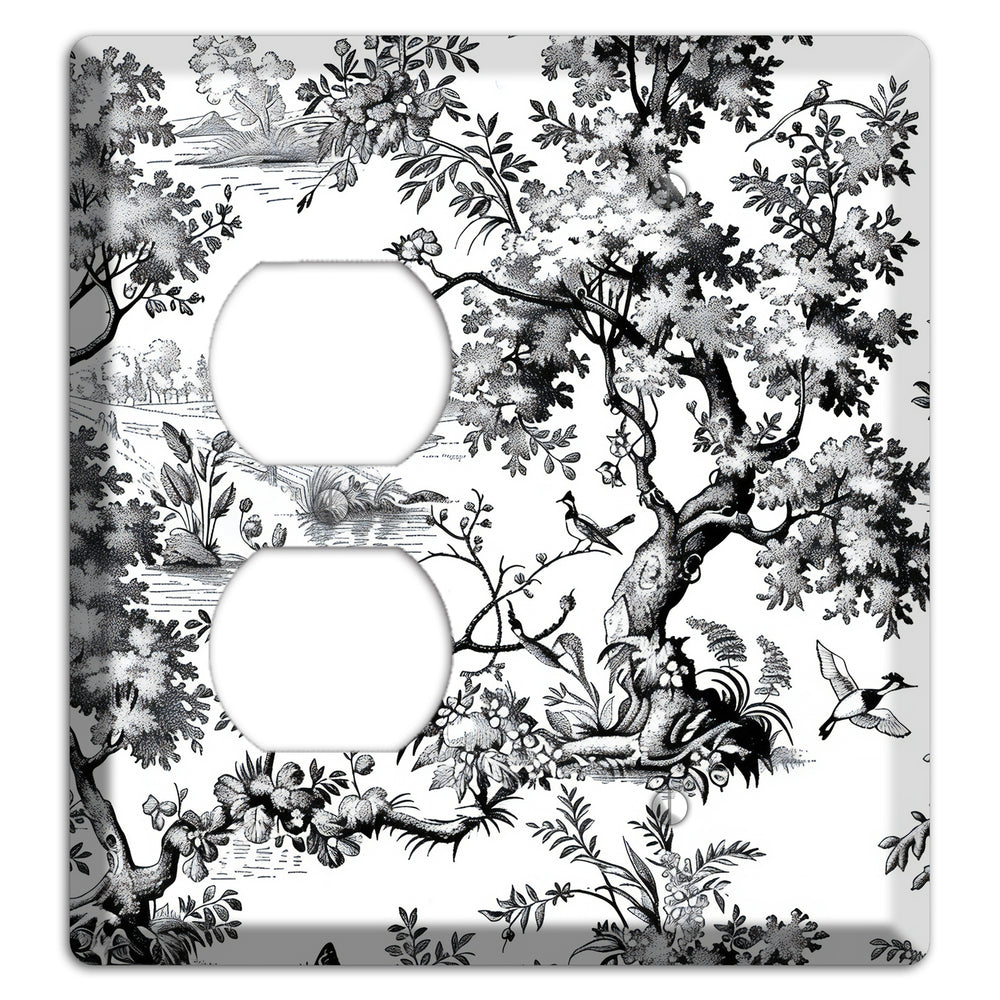 Pastoral Ink Reverie Duplex / Blank Wallplate