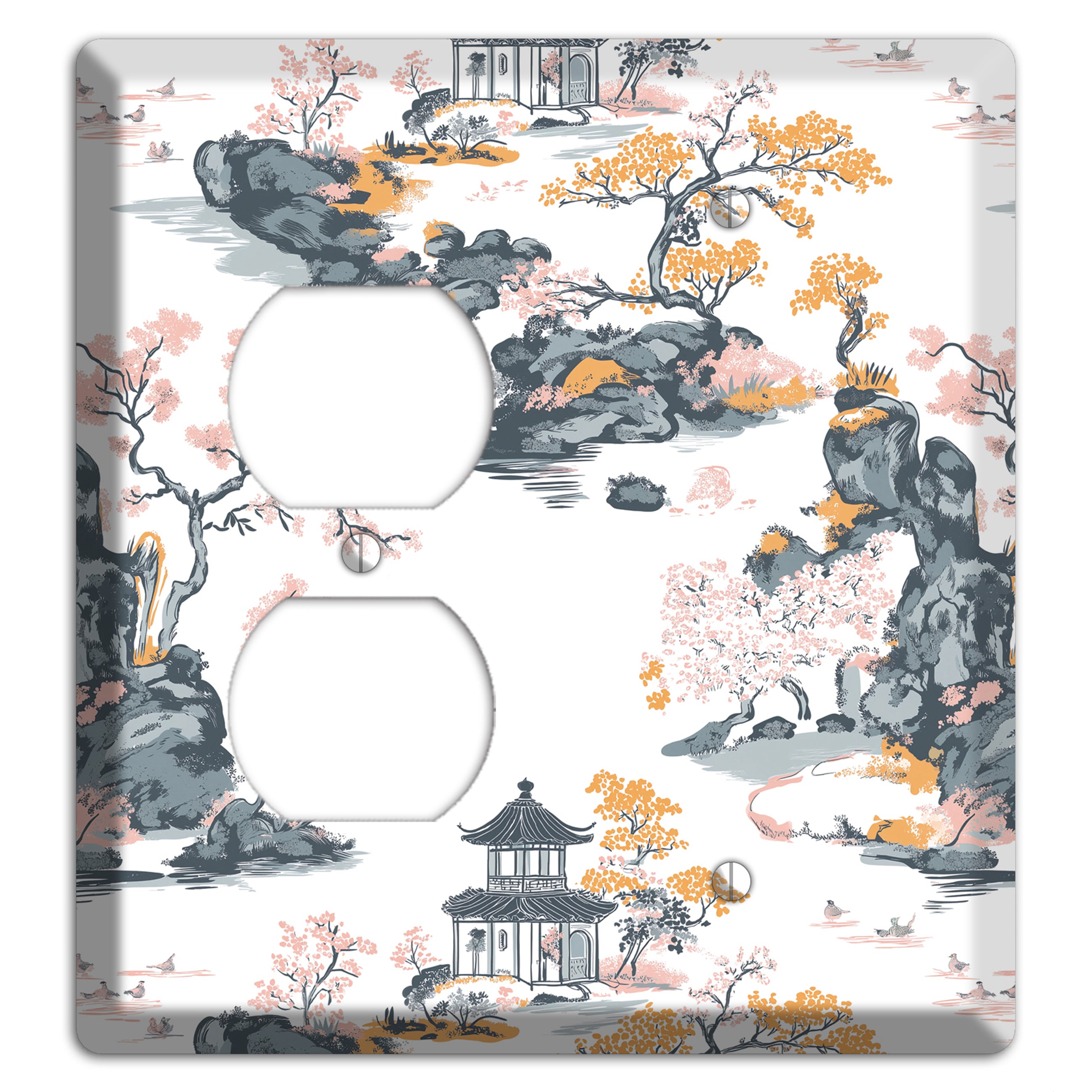 Stone Garden Reverie Duplex / Blank Wallplate