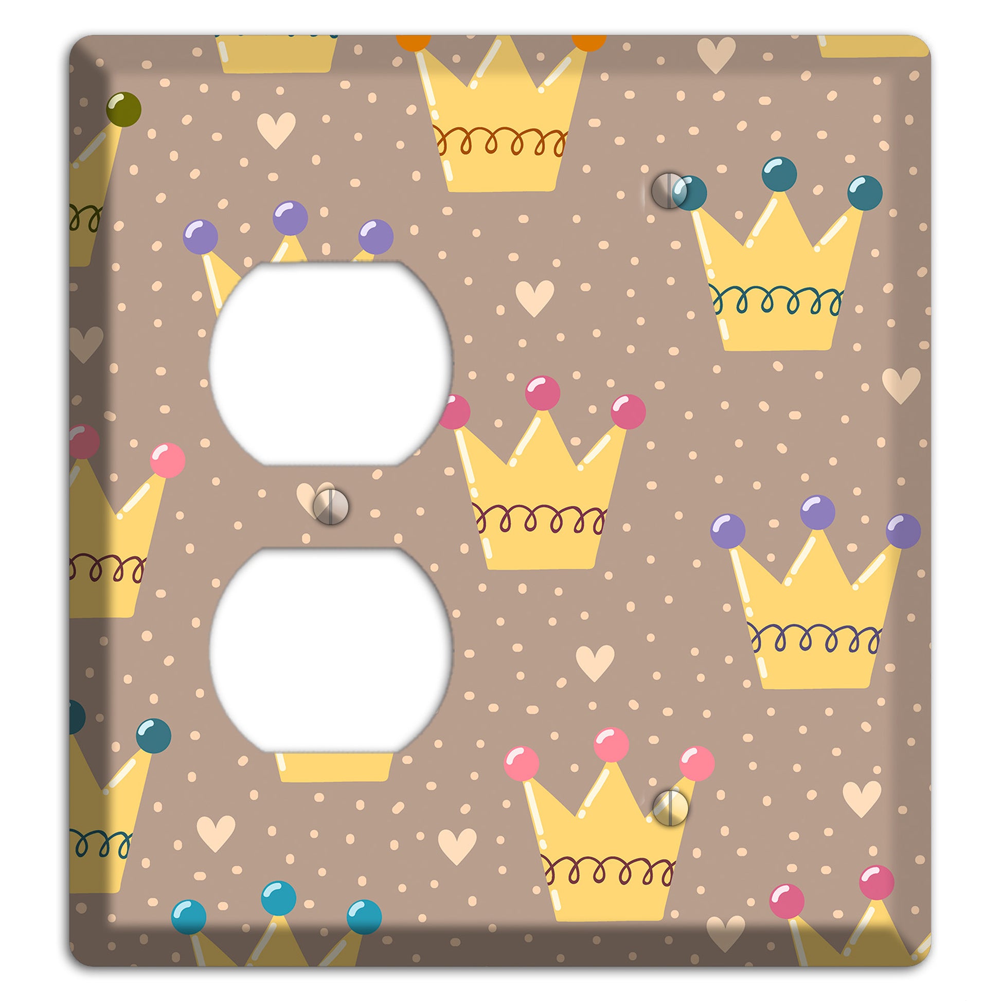 Royal Sprinkles Duplex / Blank Wallplate