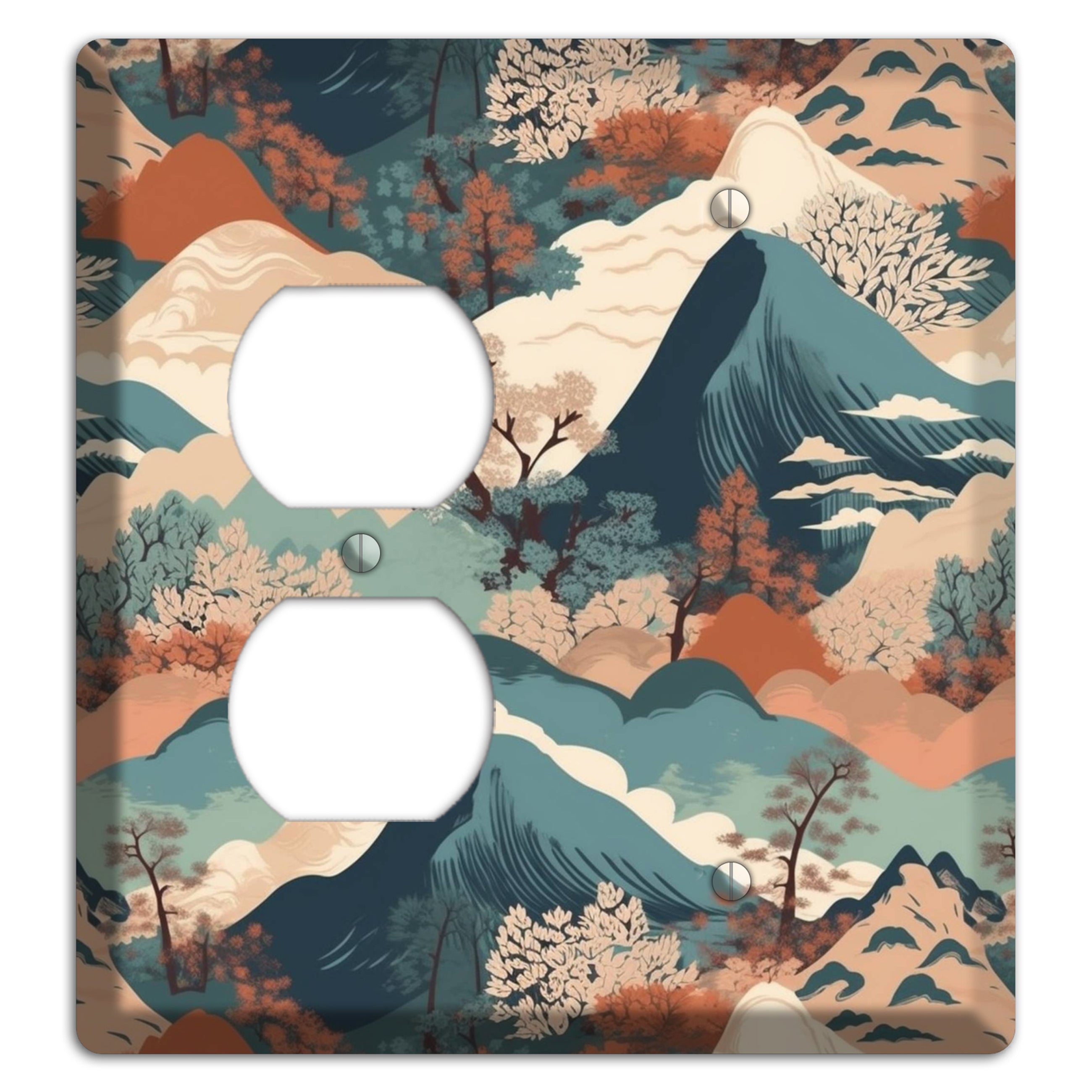 Mountain Reverie Duplex / Blank Wallplate