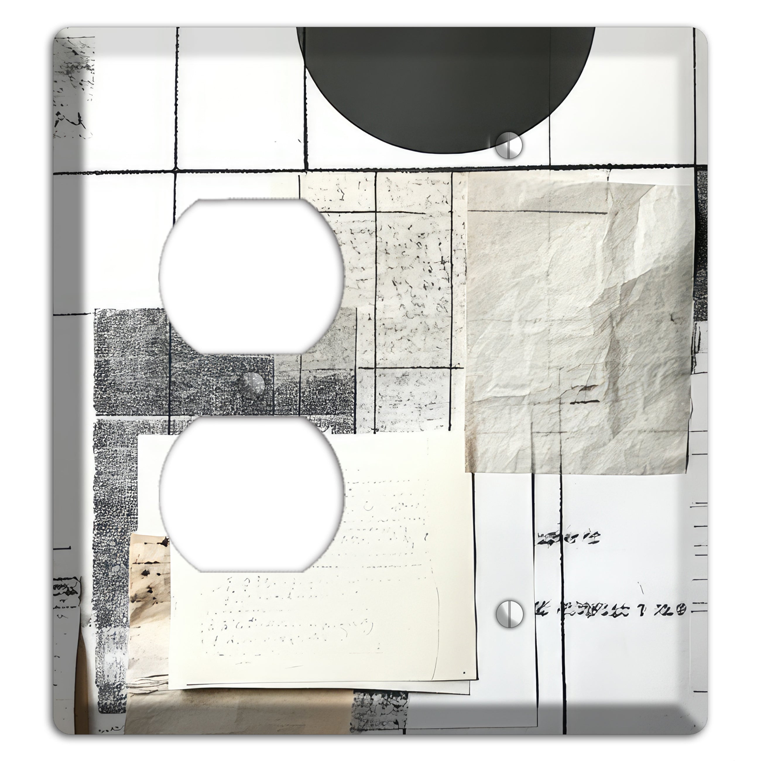 Paper & Memory Duplex / Blank Wallplate