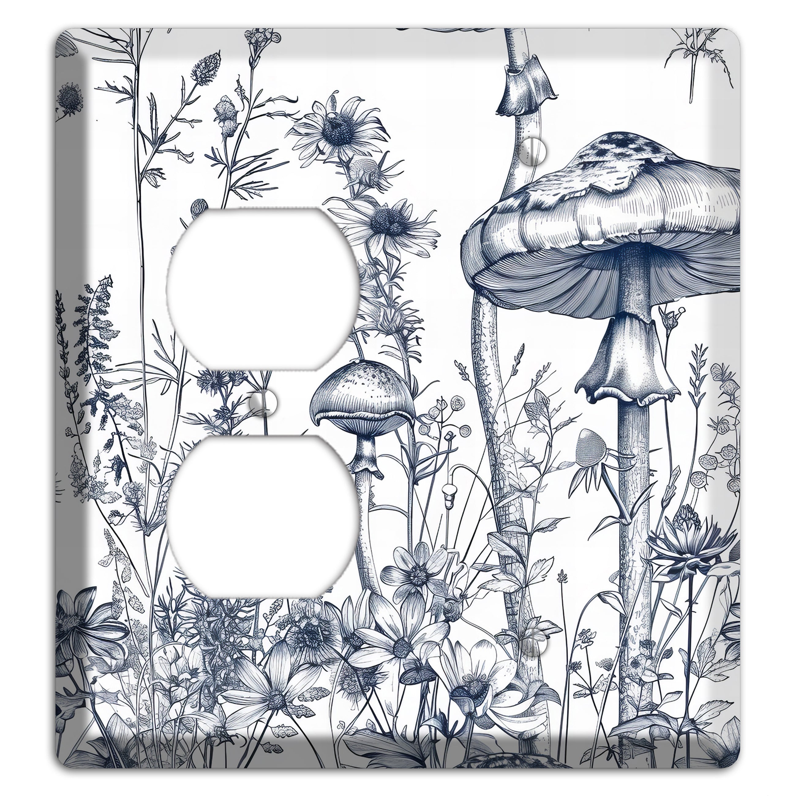 Forager's Meadow Spell Duplex / Blank Wallplate