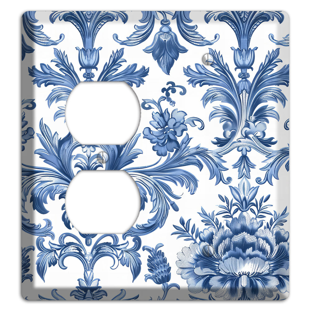 Porcelain Garden Reverie Duplex / Blank Wallplate