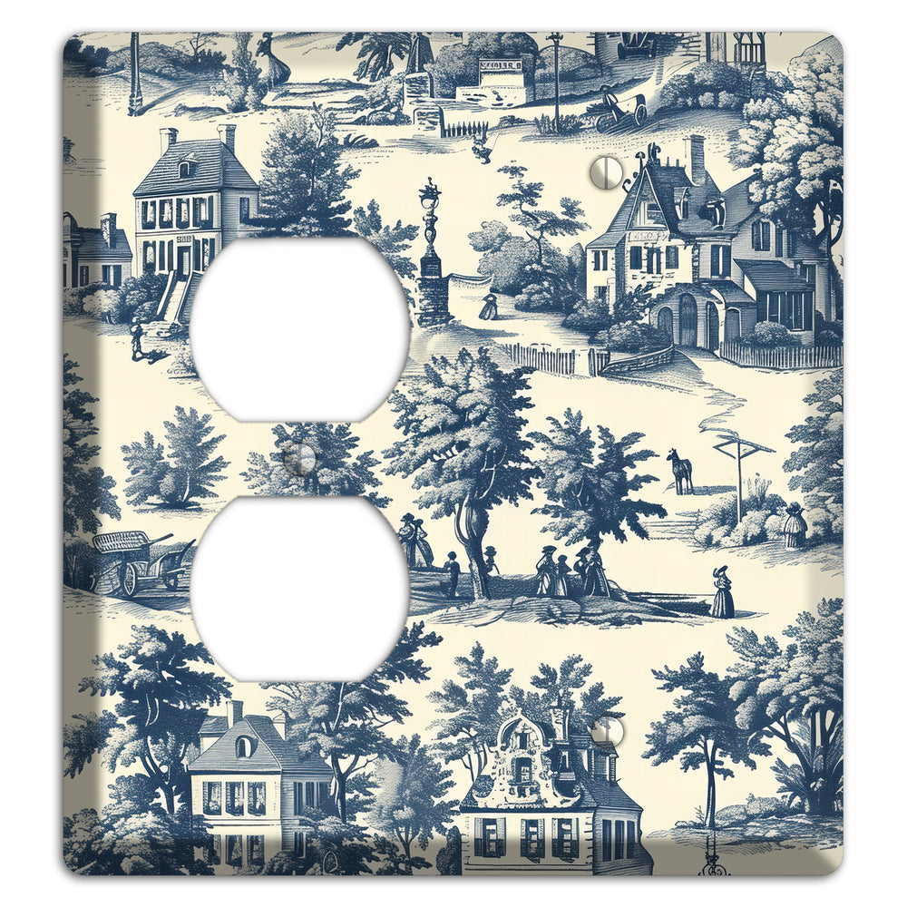 Village & Volley Duplex / Blank Wallplate