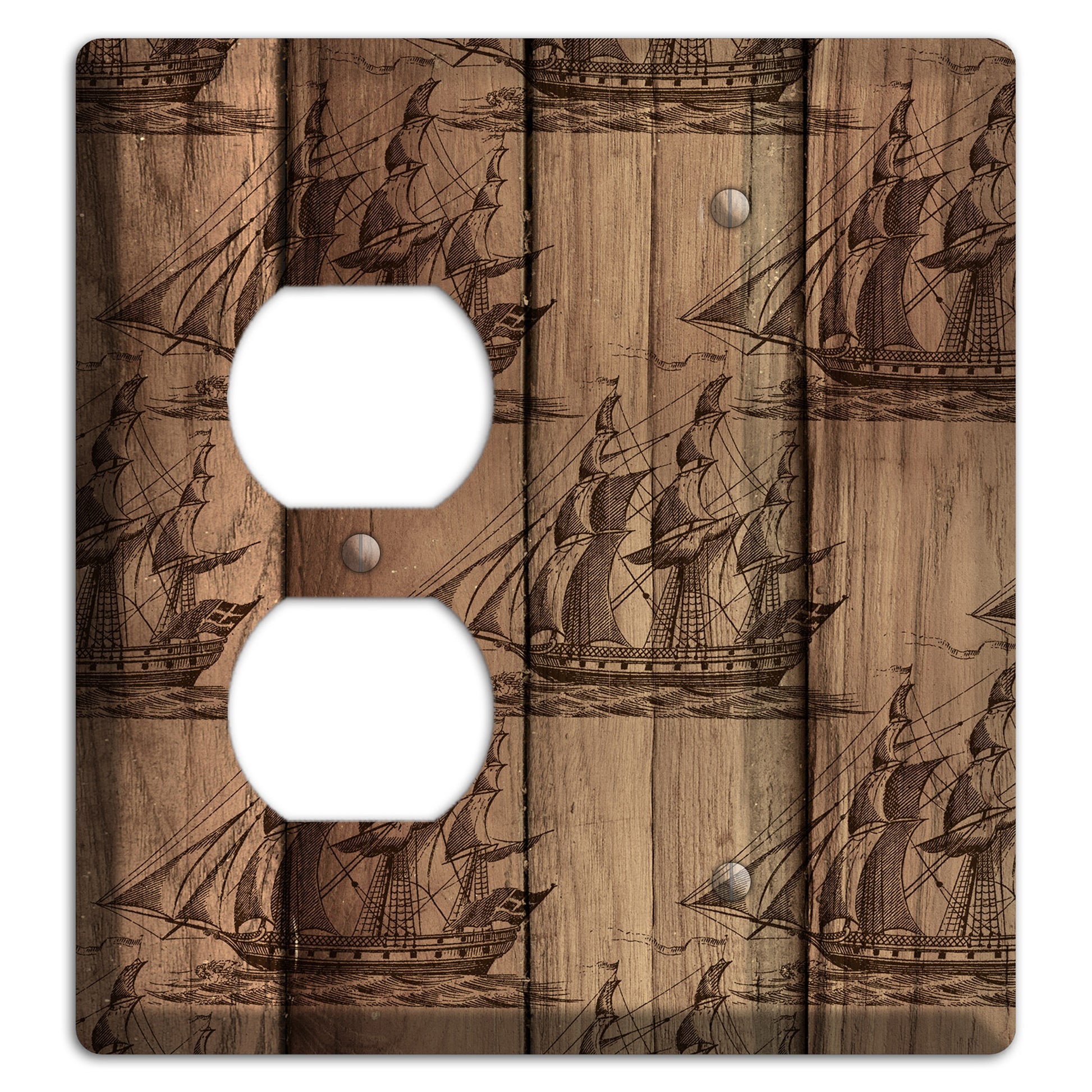 Tall Ships & Timber Duplex / Blank Wallplate