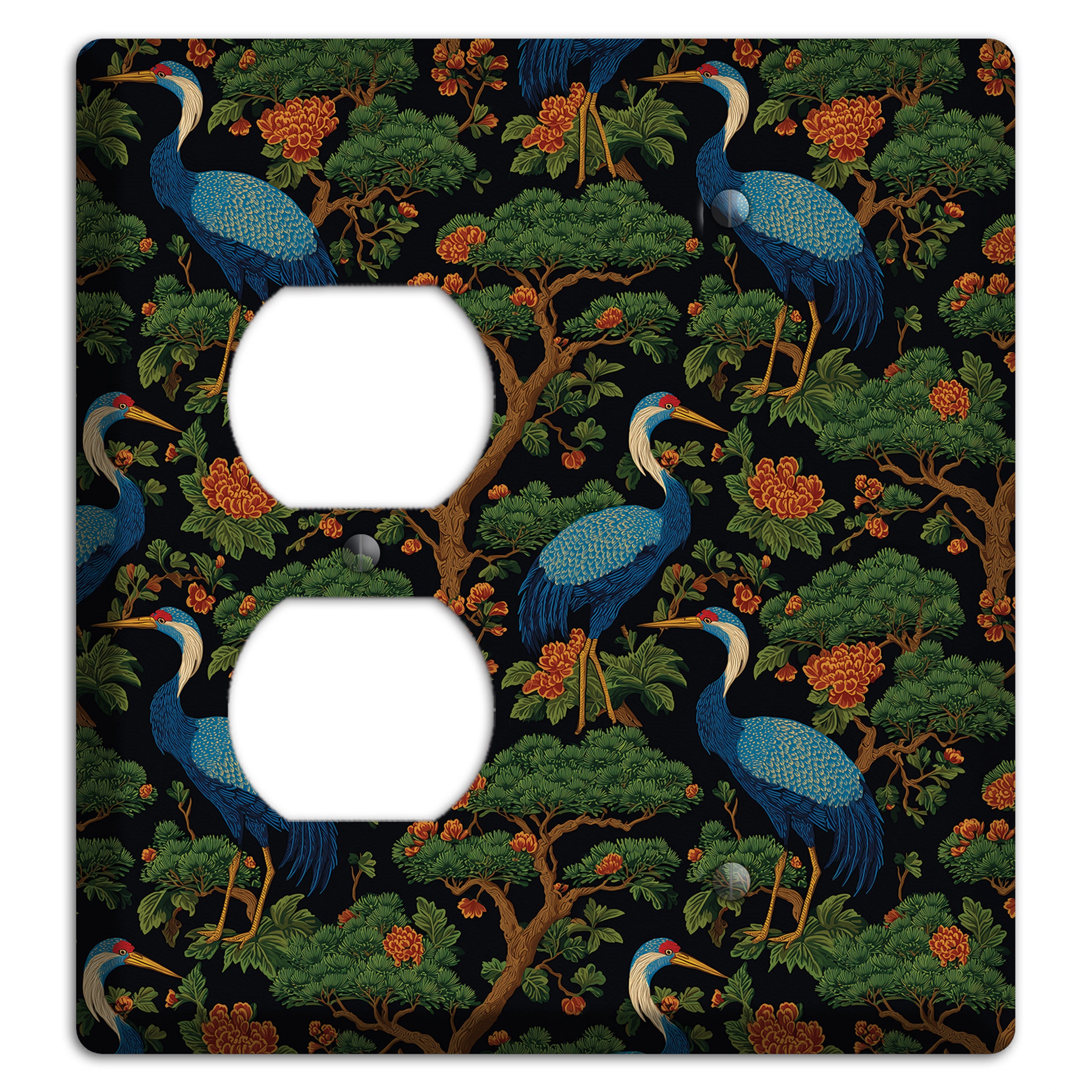 Cobalt Pine Vigil Duplex / Blank Wallplate
