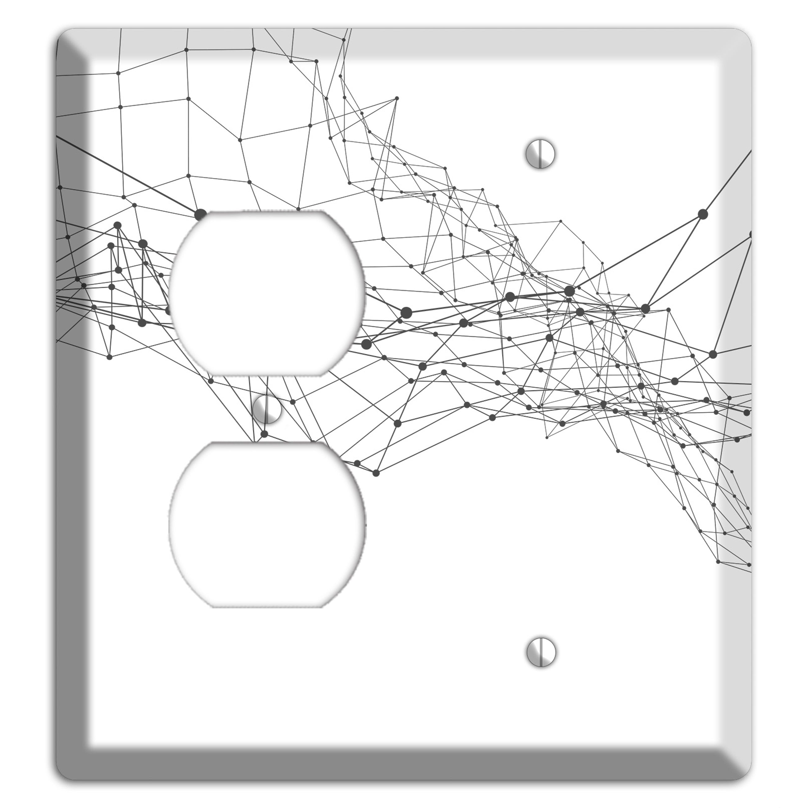 Drift Network Collapse Duplex / Blank Wallplate