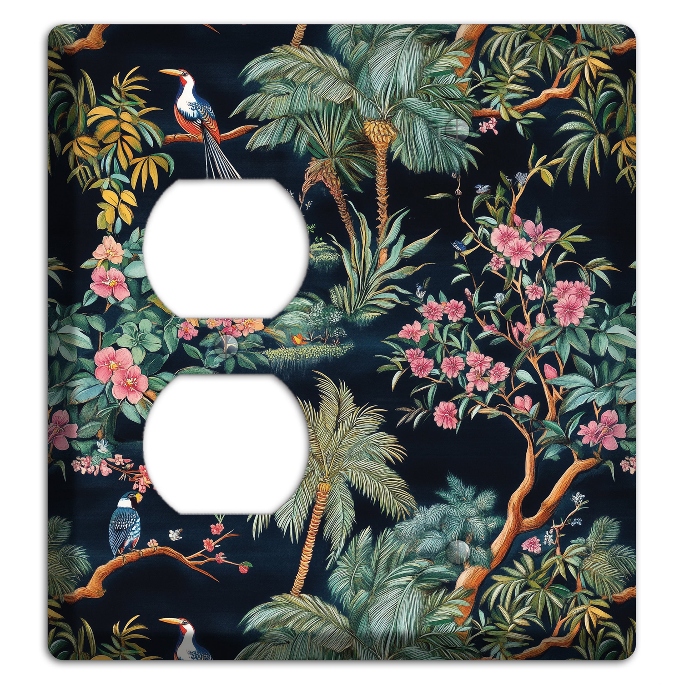 Jungle Nocturne Duplex / Blank Wallplate