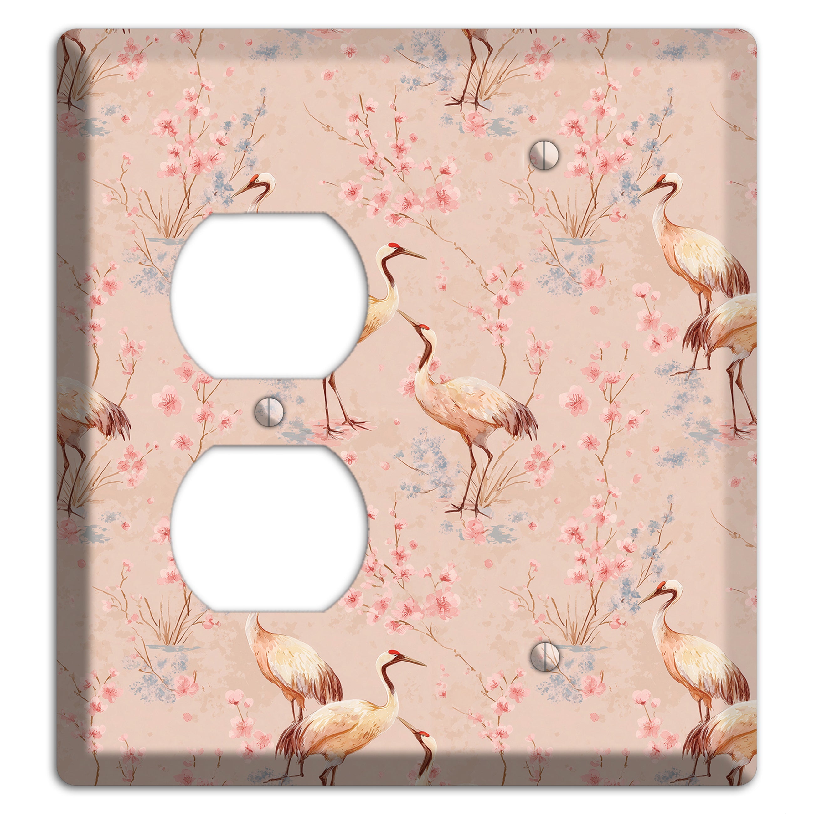 Blush Sakura Passage Duplex / Blank Wallplate
