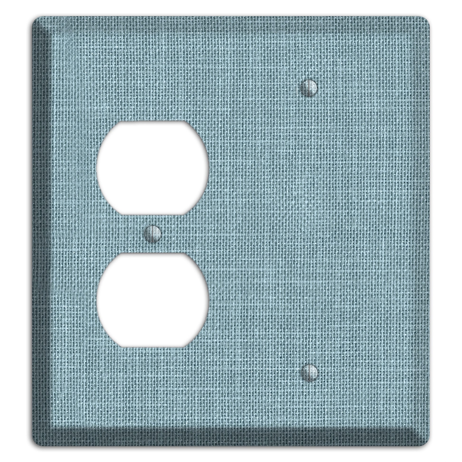 Linen Sky Duplex / Blank Wallplate