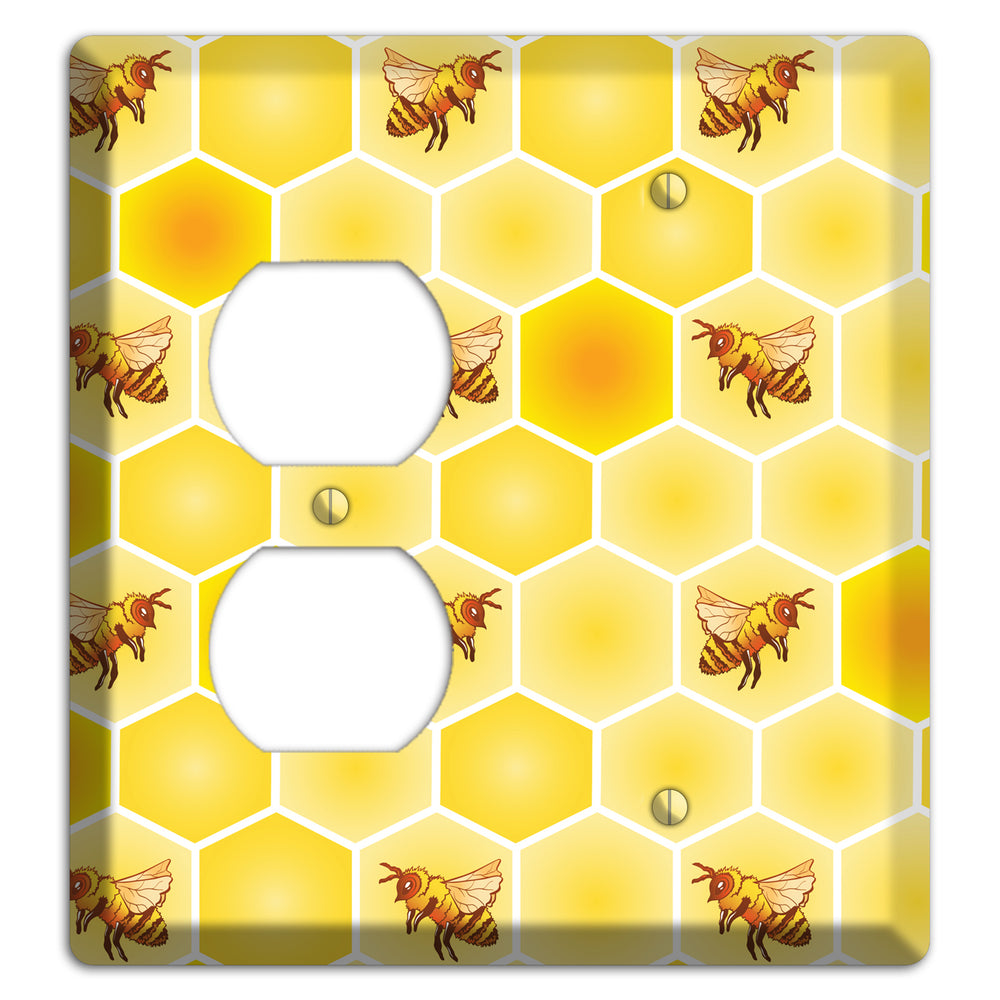 Honeycomb Colony Duplex / Blank Wallplate