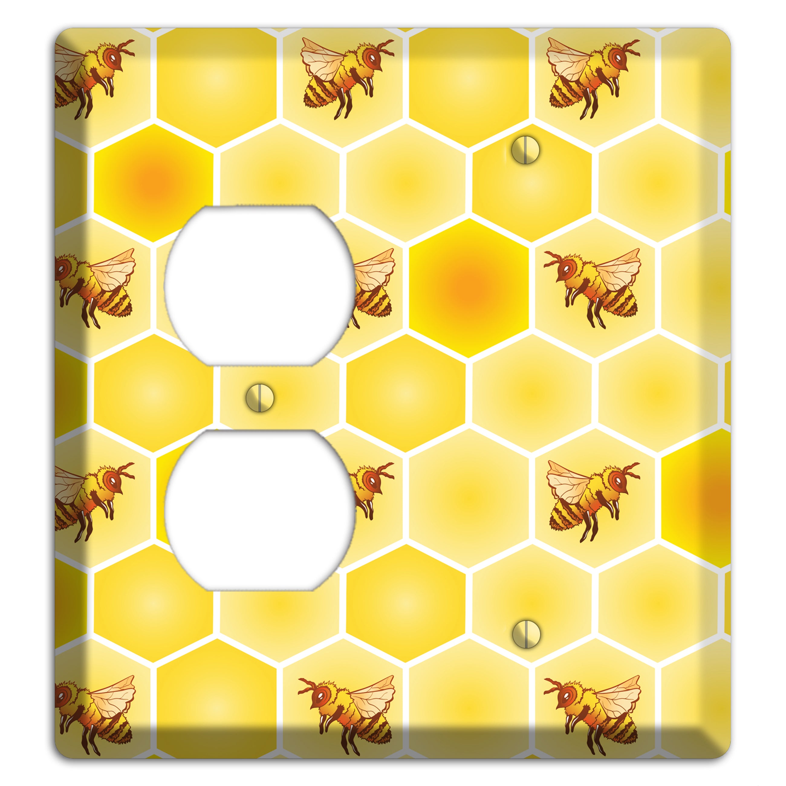 Honeycomb Colony Duplex / Blank Wallplate