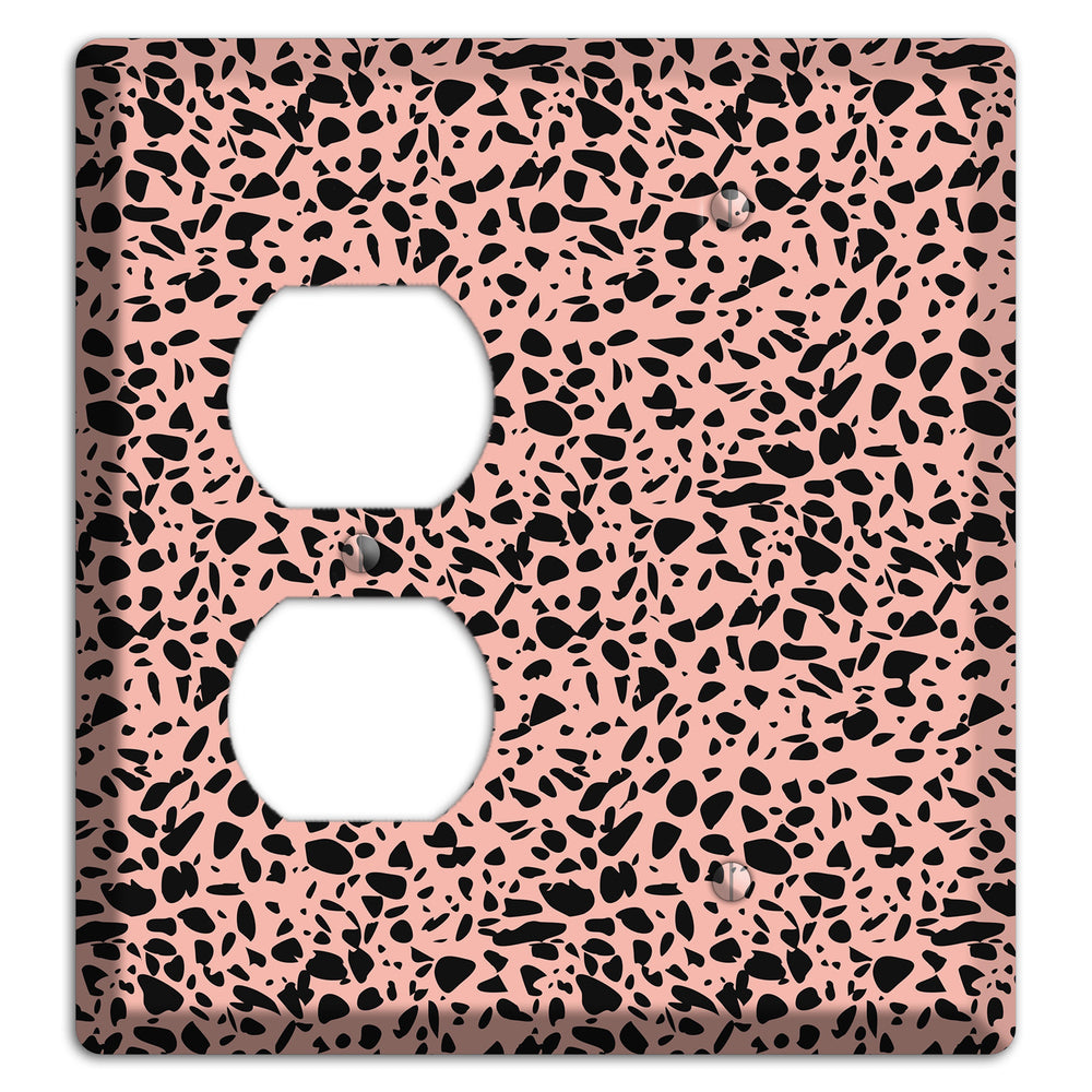 Blush Static Duplex / Blank Wallplate