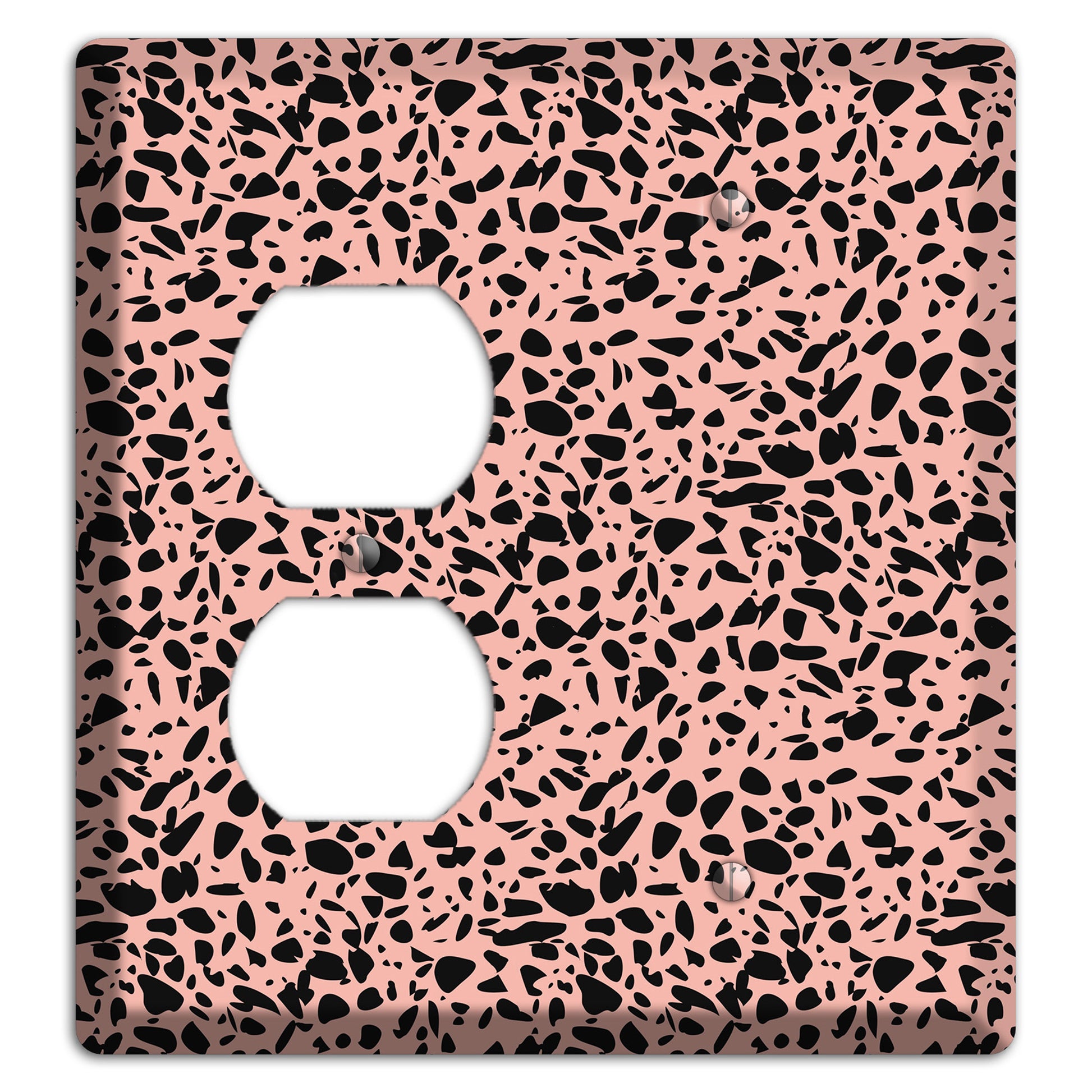 Blush Static Duplex / Blank Wallplate