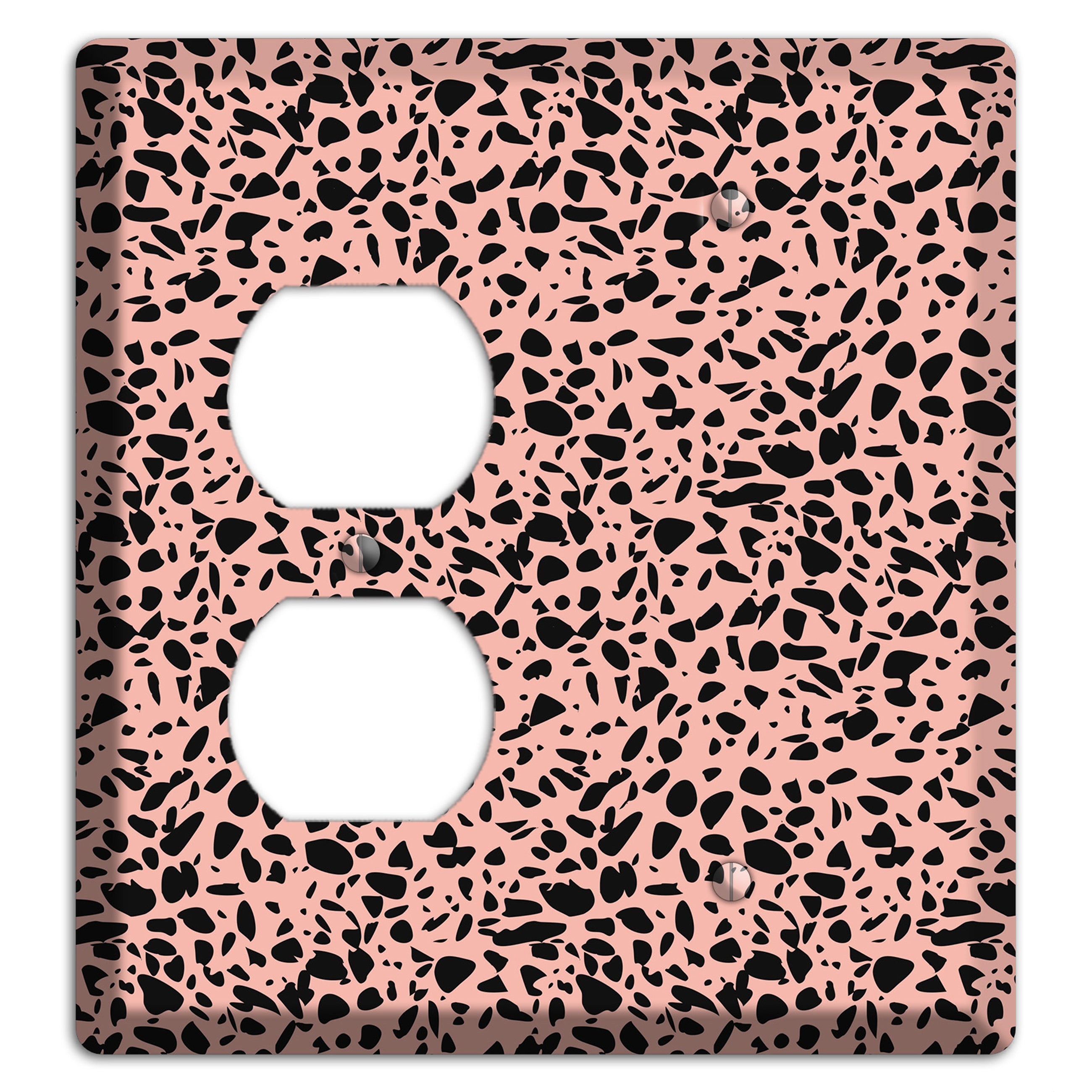 Blush Static Duplex / Blank Wallplate