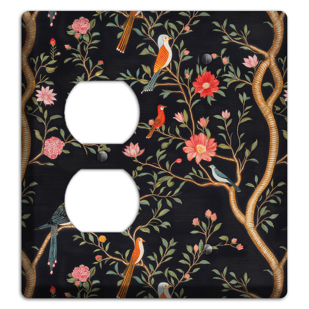 Garden After Dusk Duplex / Blank Wallplate