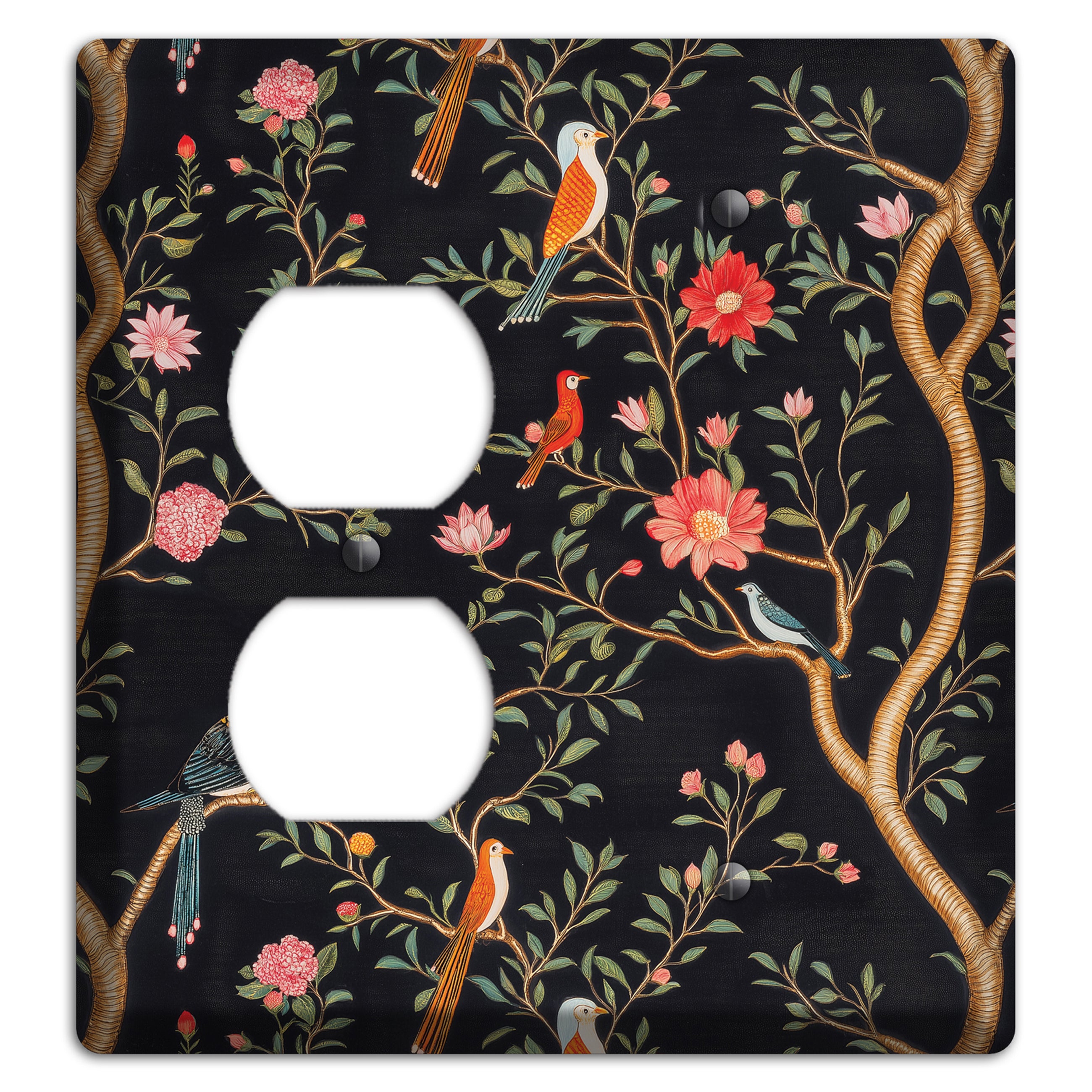 Garden After Dusk Duplex / Blank Wallplate