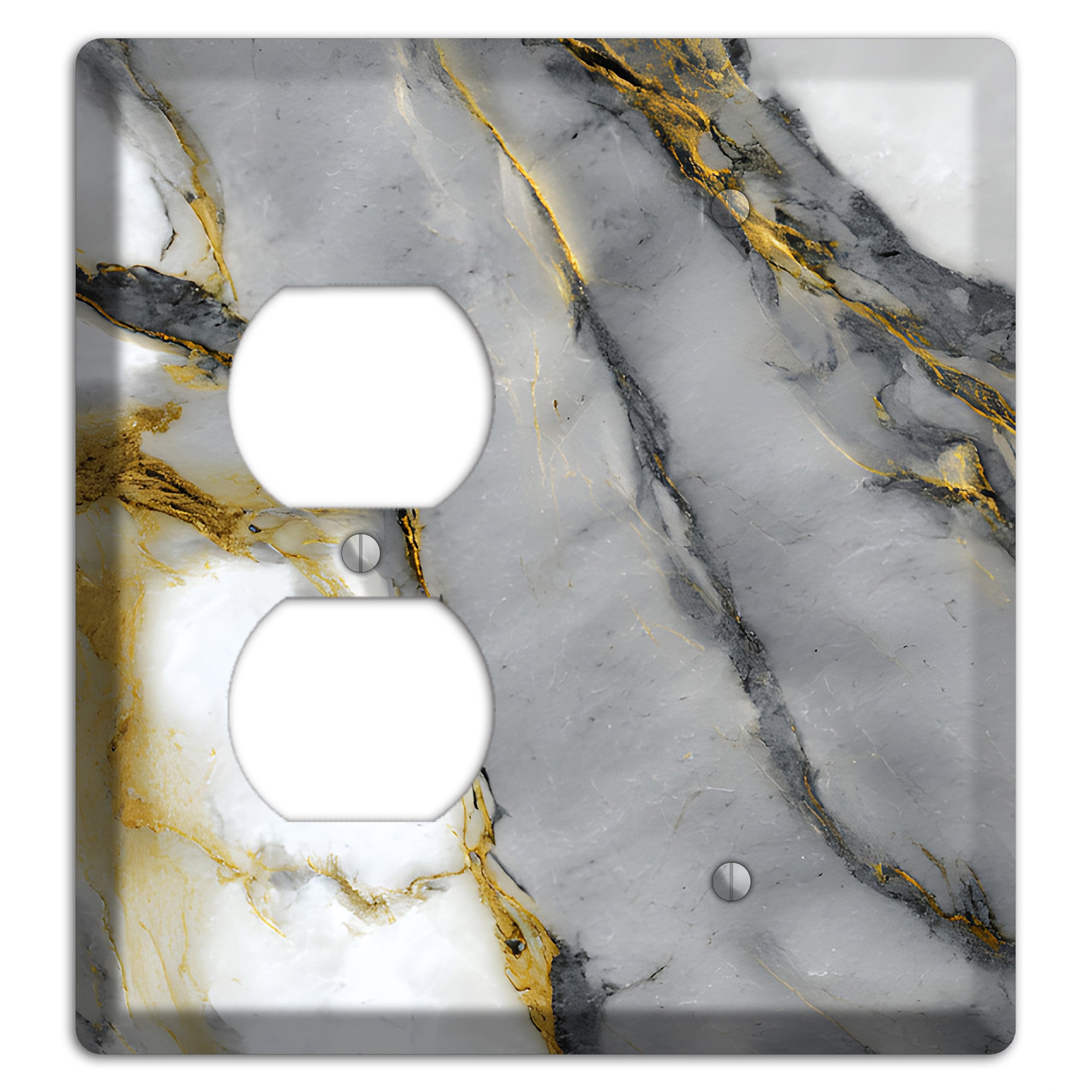 Finlandia Marble Duplex / Blank Wallplate