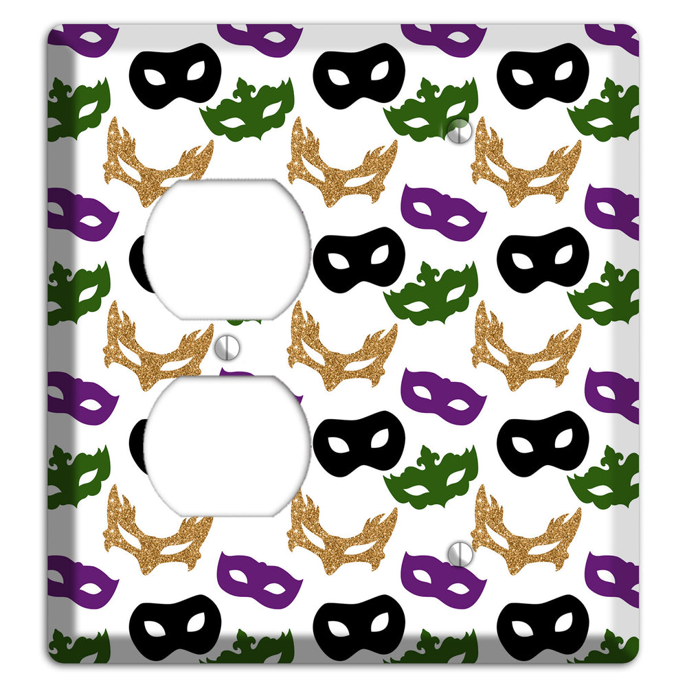Masquerade Mosaic Duplex / Blank Wallplate