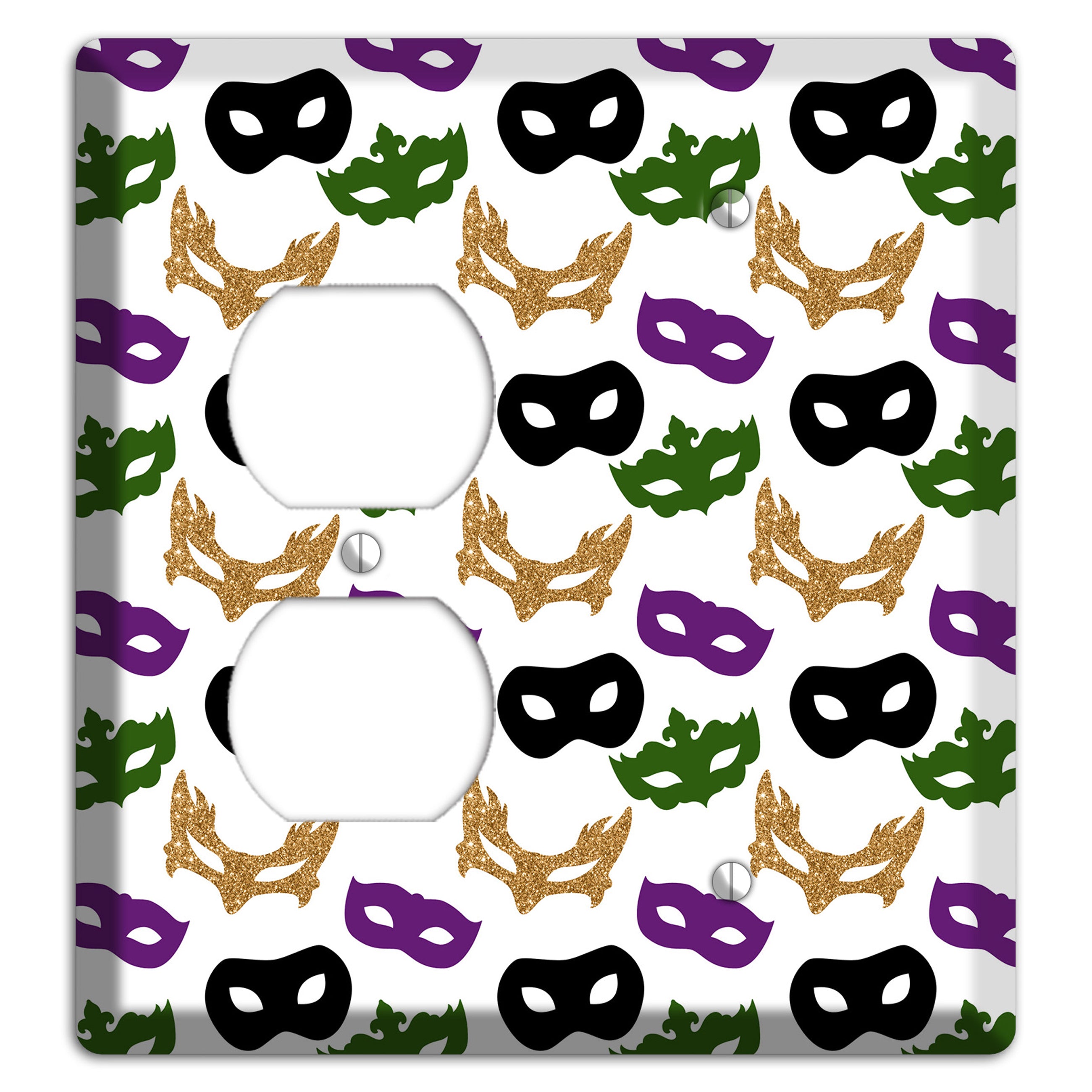 Masquerade Mosaic Duplex / Blank Wallplate