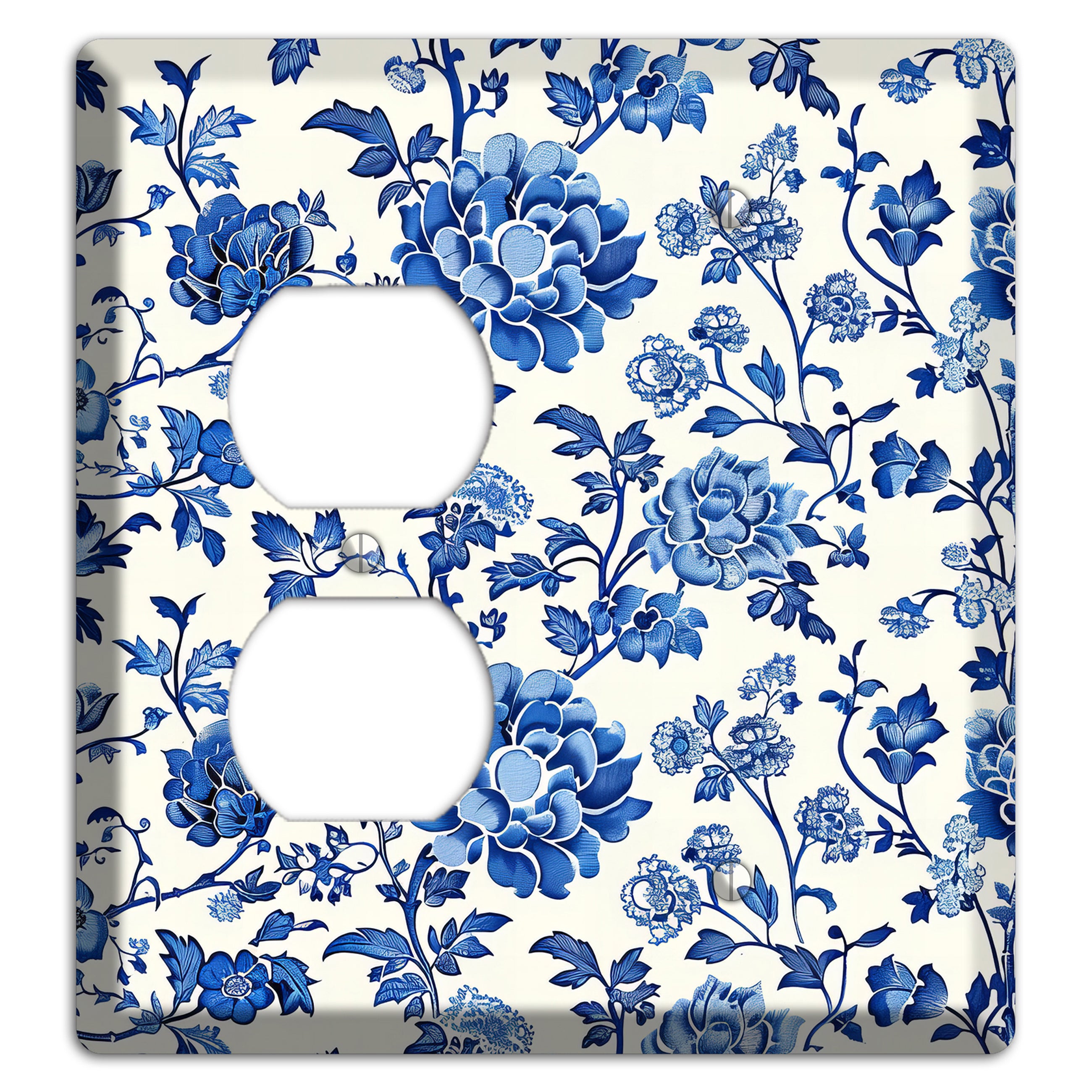 Porcelain Garden Reverie Duplex / Blank Wallplate