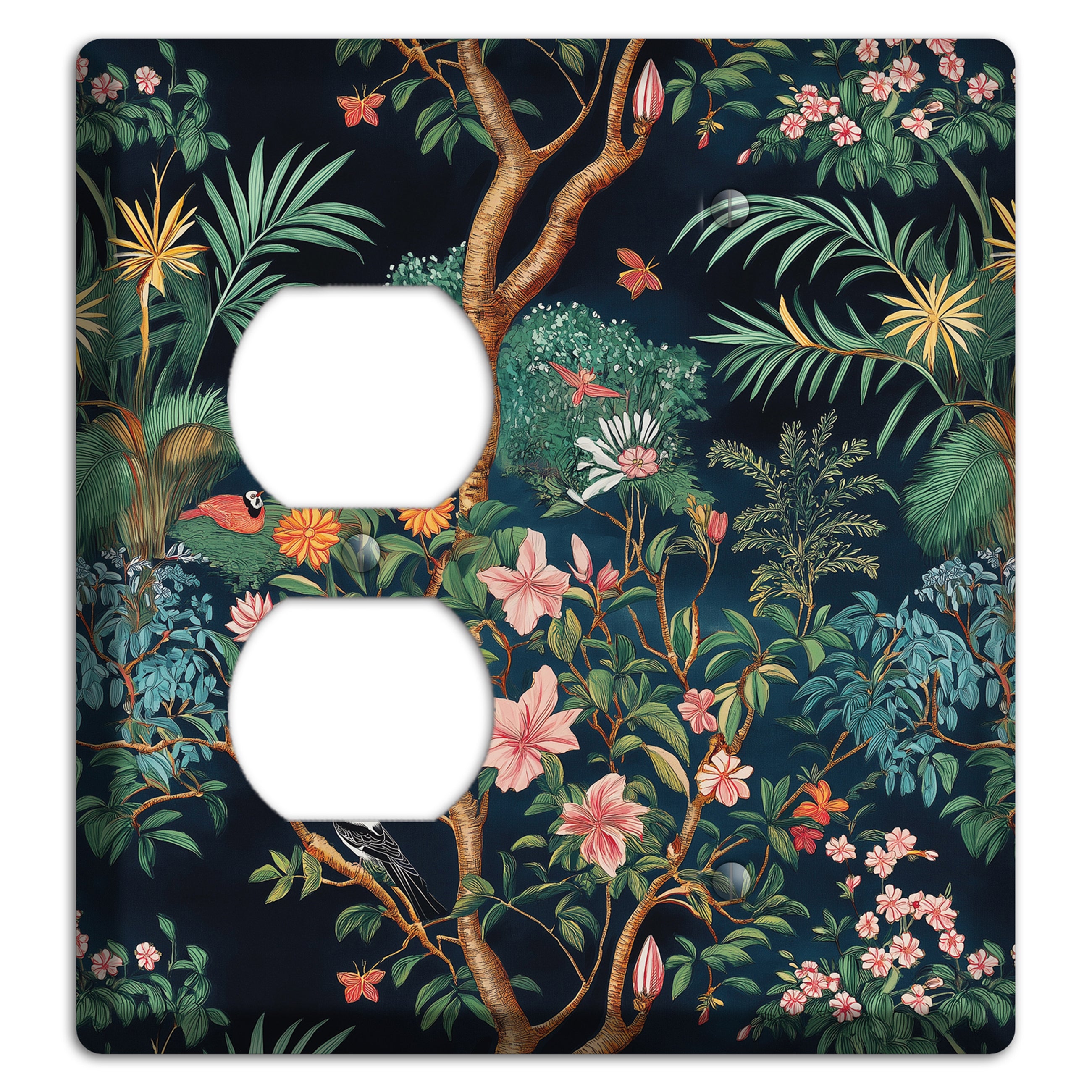 Jungle Nocturne Duplex / Blank Wallplate